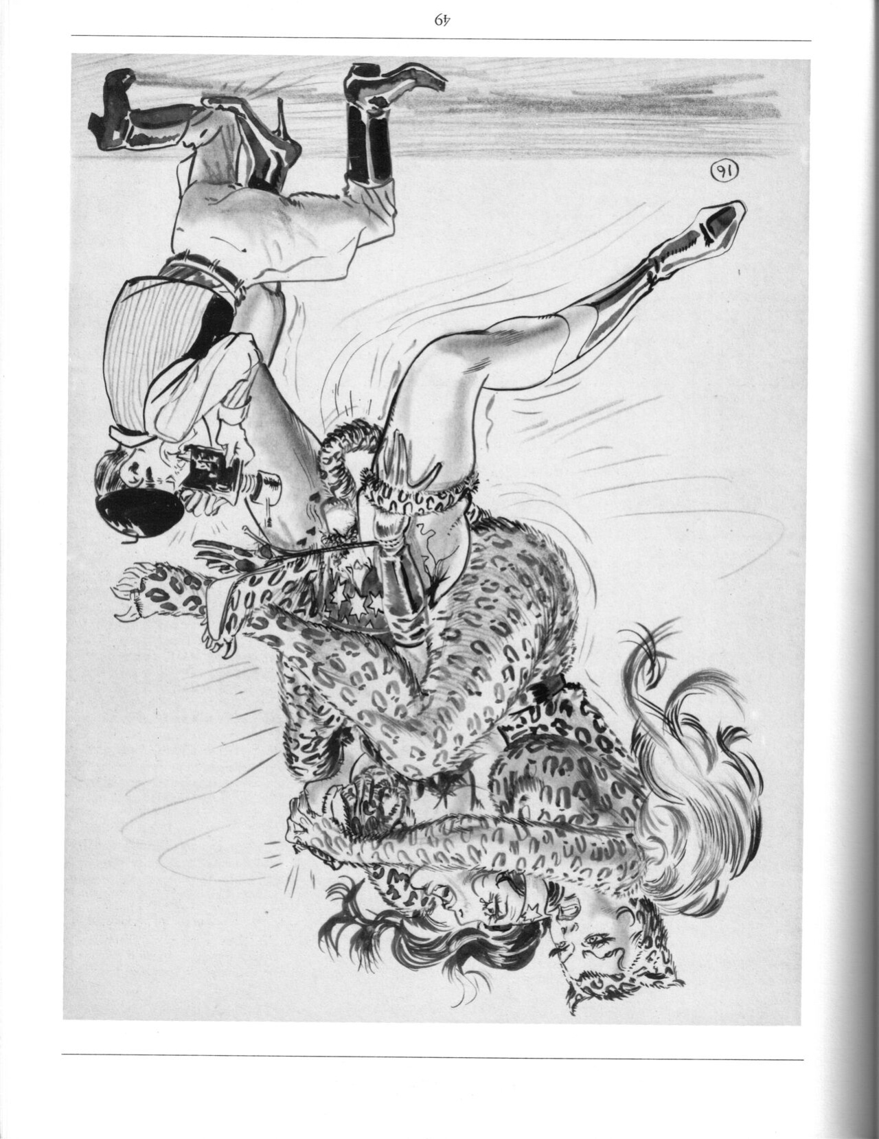 Eric Stanton's Blunder Broad - A Comix Serial - Esthetique Fetish & Bizzarre - Glittering Images