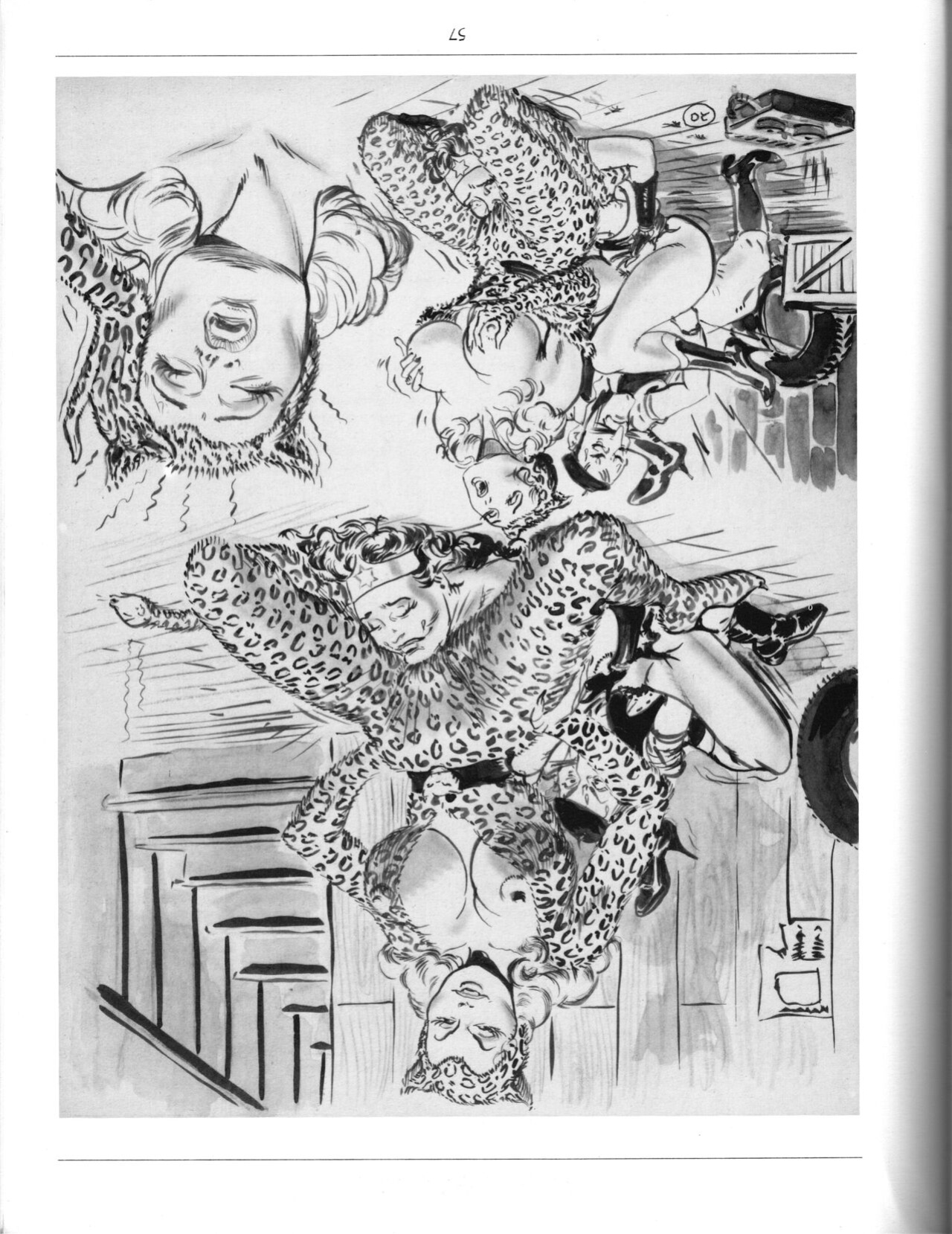 Eric Stanton's Blunder Broad - A Comix Serial - Esthetique Fetish & Bizzarre - Glittering Images