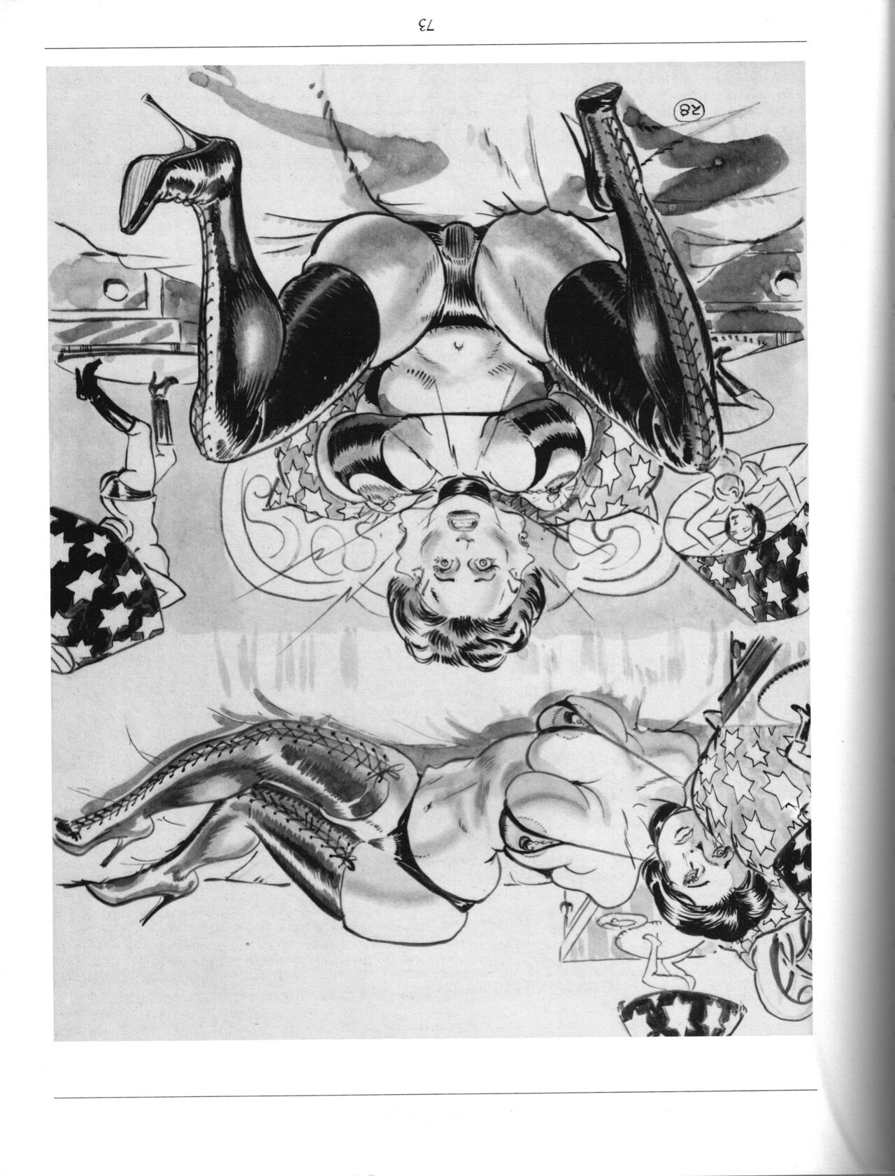 Eric Stanton's Blunder Broad - A Comix Serial - Esthetique Fetish & Bizzarre - Glittering Images