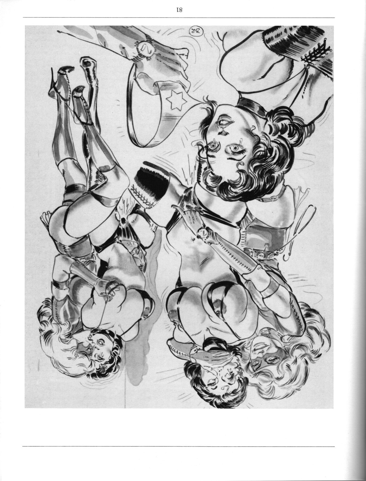 Eric Stanton's Blunder Broad - A Comix Serial - Esthetique Fetish & Bizzarre - Glittering Images