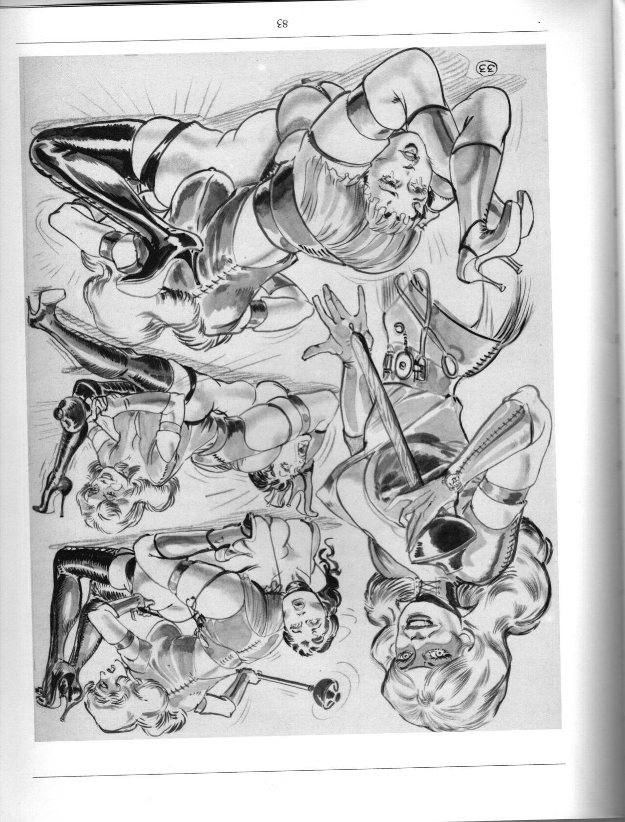 Eric Stanton's Blunder Broad - A Comix Serial - Esthetique Fetish & Bizzarre - Glittering Images