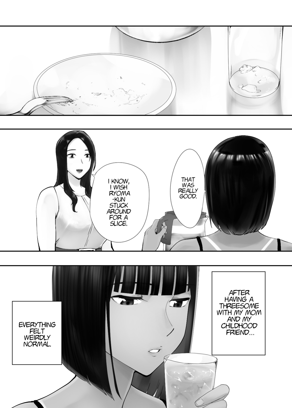 [Pink Sakuhin Okiba (Pink Taro)] Osananajimi ga Mama to Yatte Imasu. 8 | My Childhood Friend is Doing It with My Mom. 8