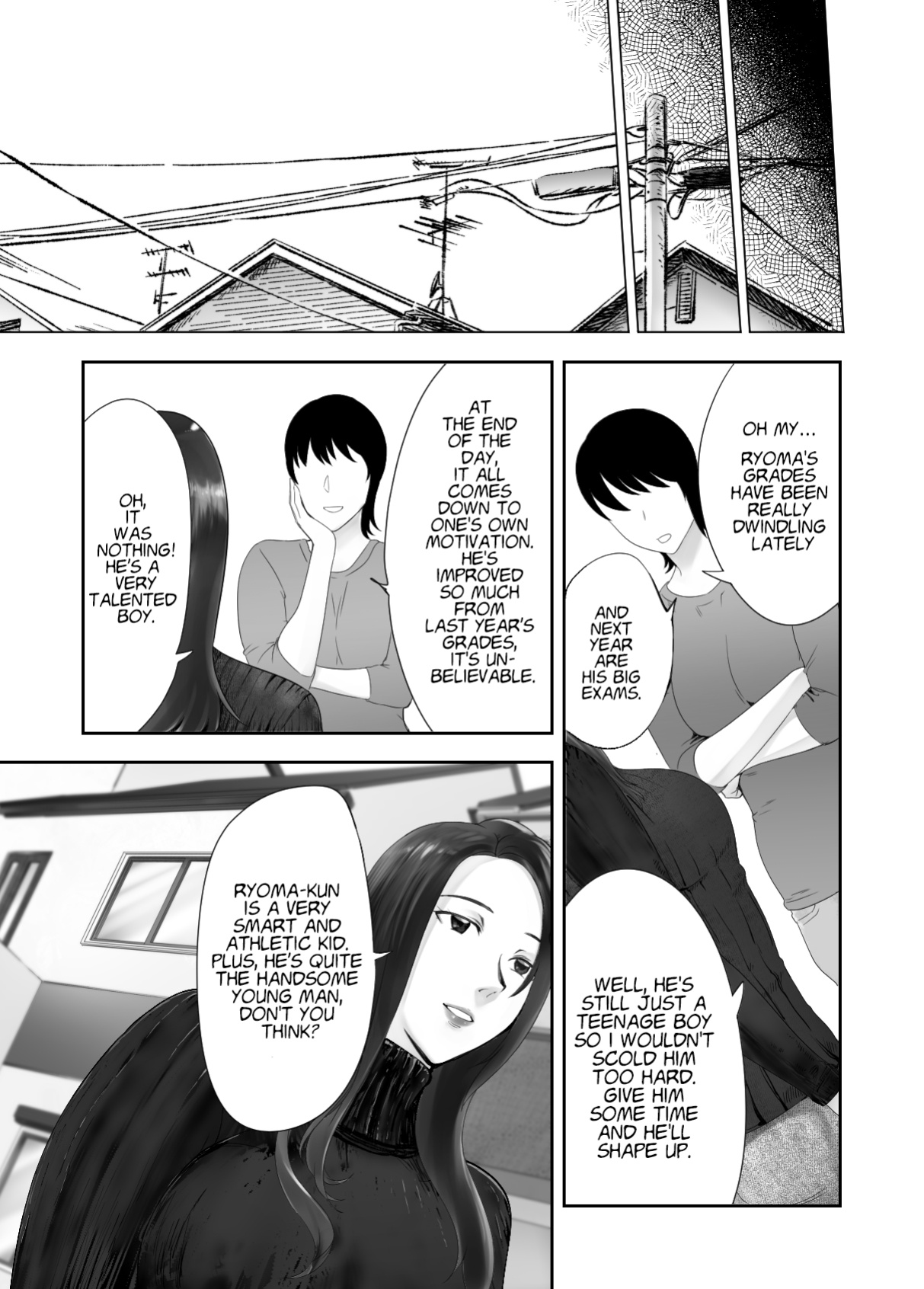 [Pink Sakuhin Okiba (Pink Taro)] Osananajimi ga Mama to Yatte Imasu. 8 | My Childhood Friend is Doing It with My Mom. 8