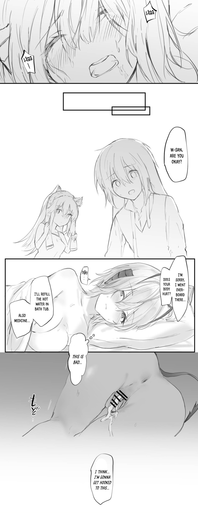 [Otsumami] “Ansel-kun ga Gotsugou Arts de Hatsujou Shita Josei Ope ni Osowarechau Hanashi" (Arknights) [DKKMD Translations]