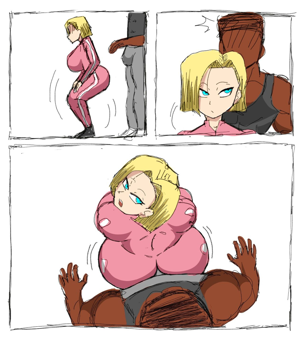 [ZDaddyEcchi] Android 18 Blacked (Dragon Ball Super)