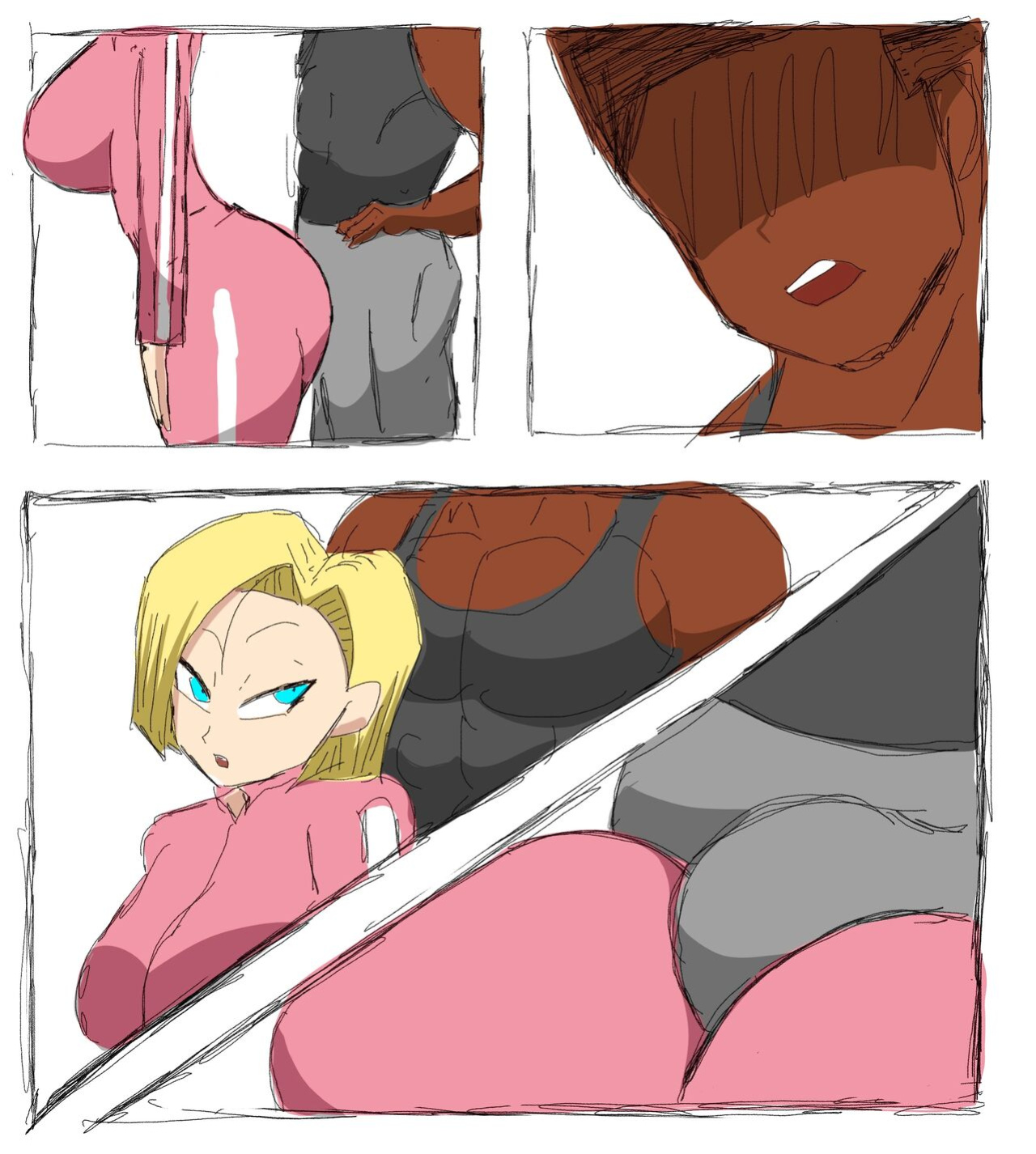 [ZDaddyEcchi] Android 18 Blacked (Dragon Ball Super)