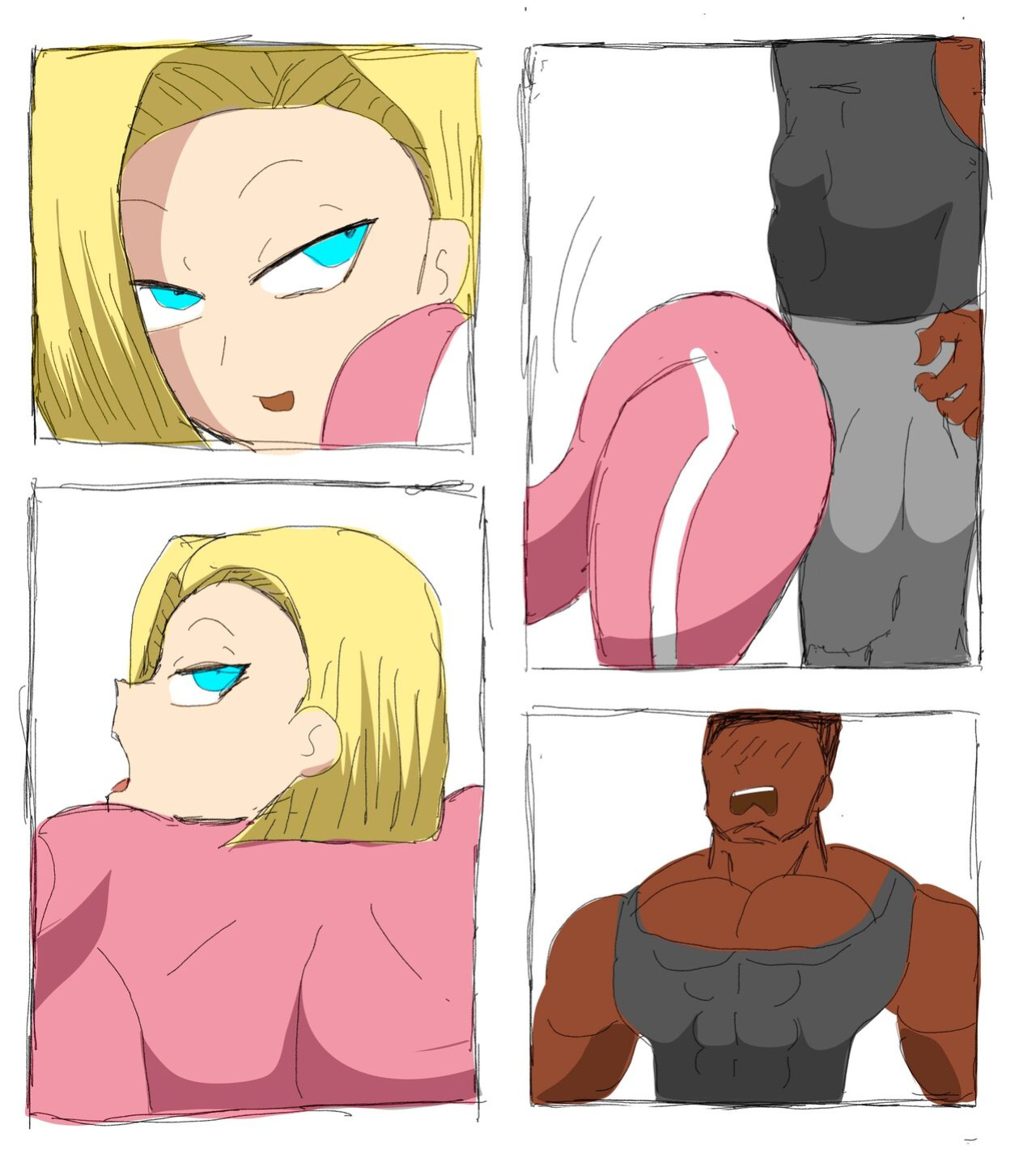 [ZDaddyEcchi] Android 18 Blacked (Dragon Ball Super)