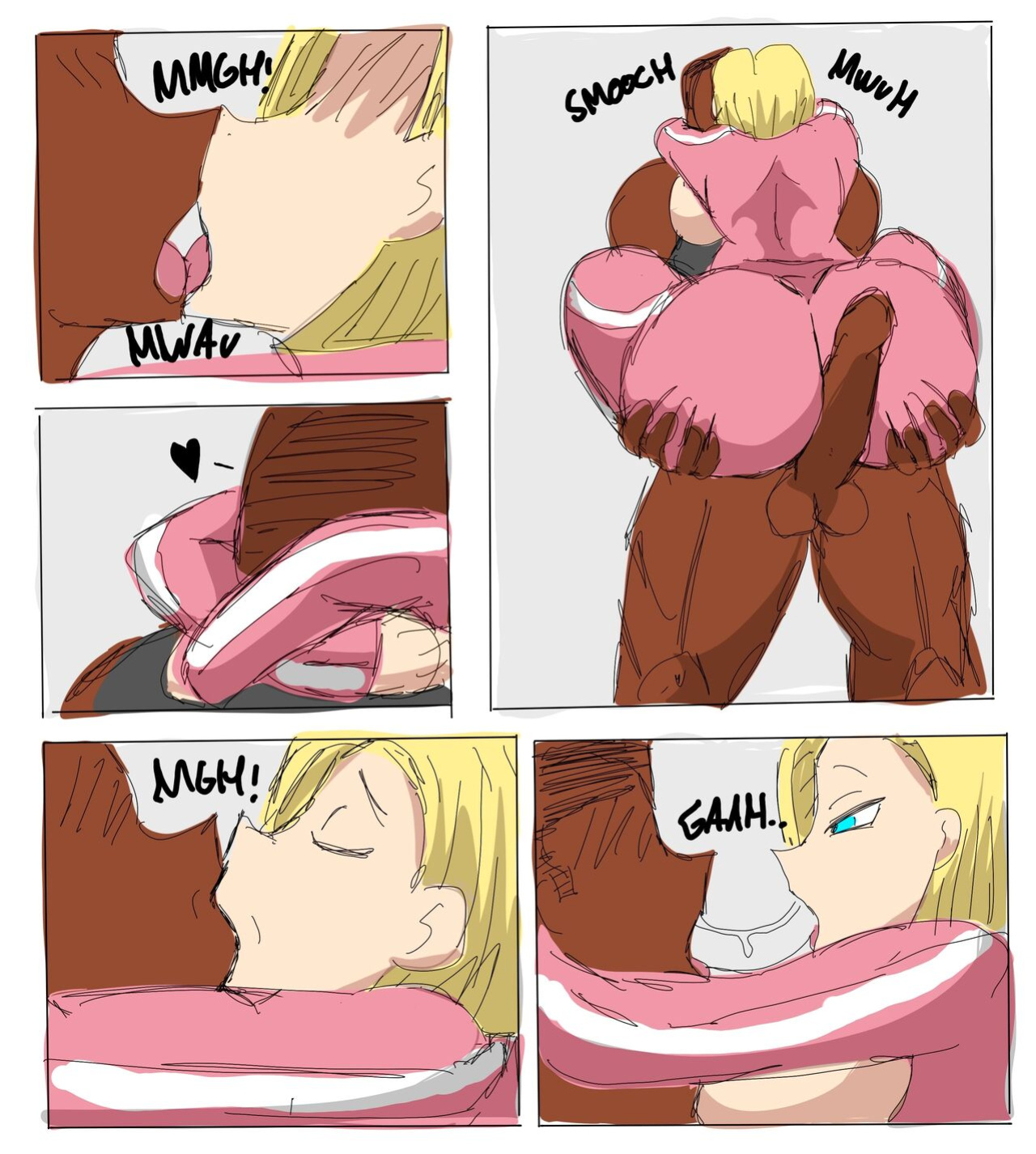 [ZDaddyEcchi] Android 18 Blacked (Dragon Ball Super)