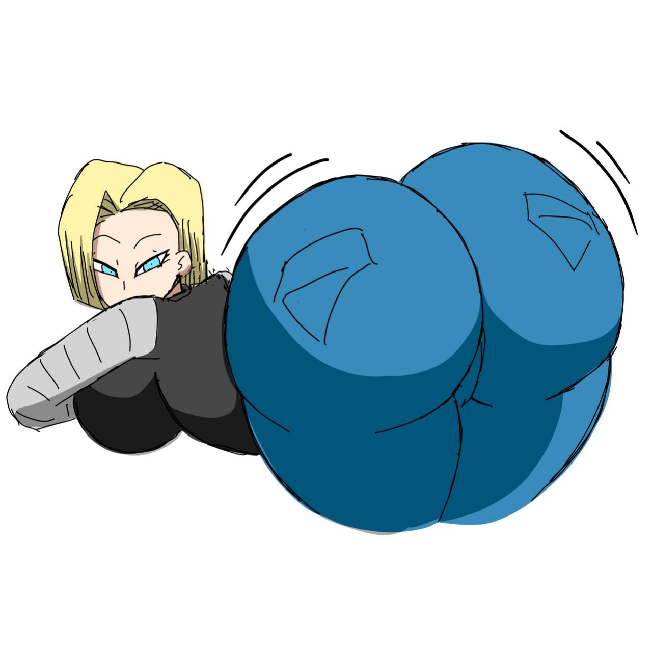 [ZDaddyEcchi] Android 18 Blacked (Dragon Ball Super)