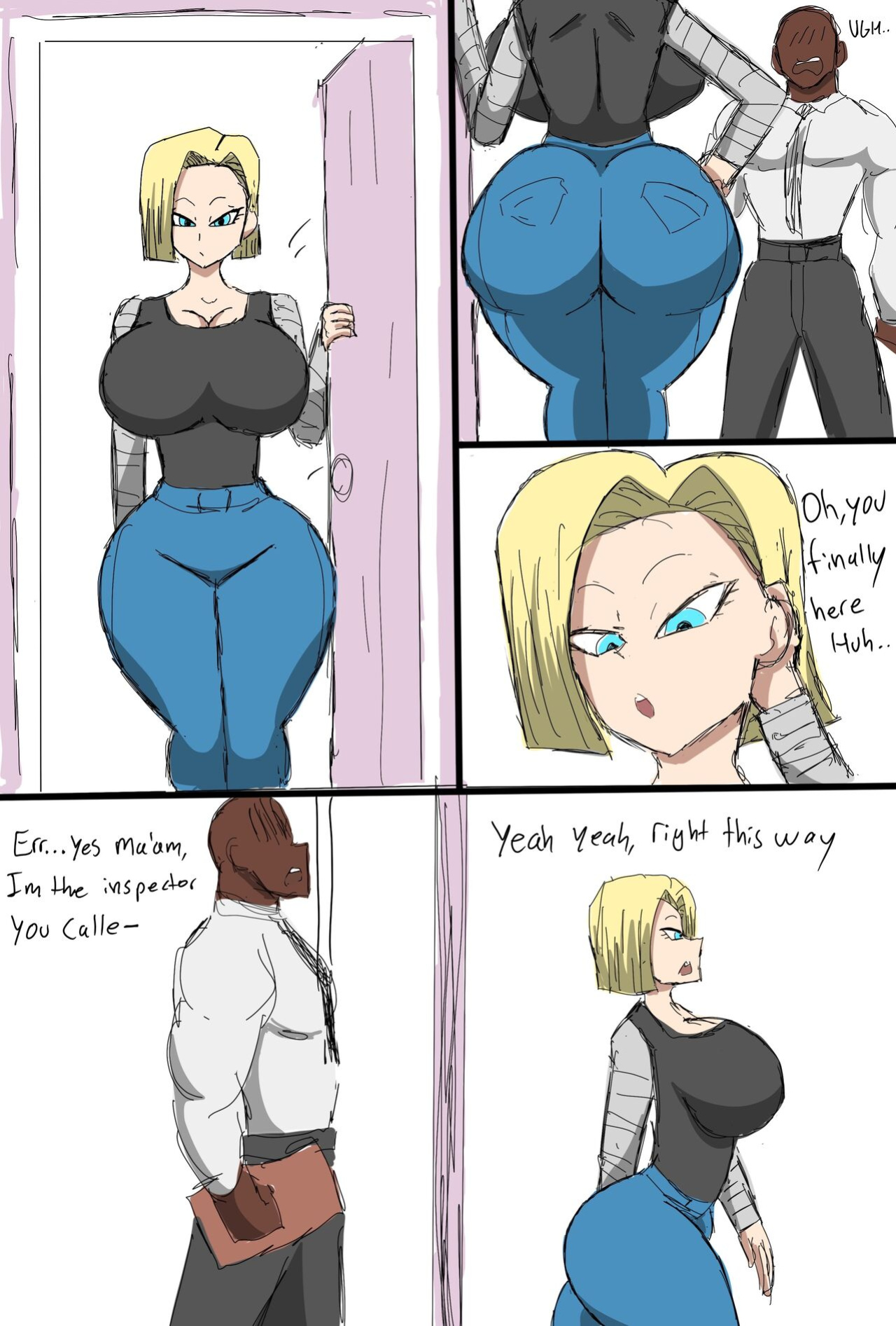 [ZDaddyEcchi] Android 18 Blacked (Dragon Ball Super)