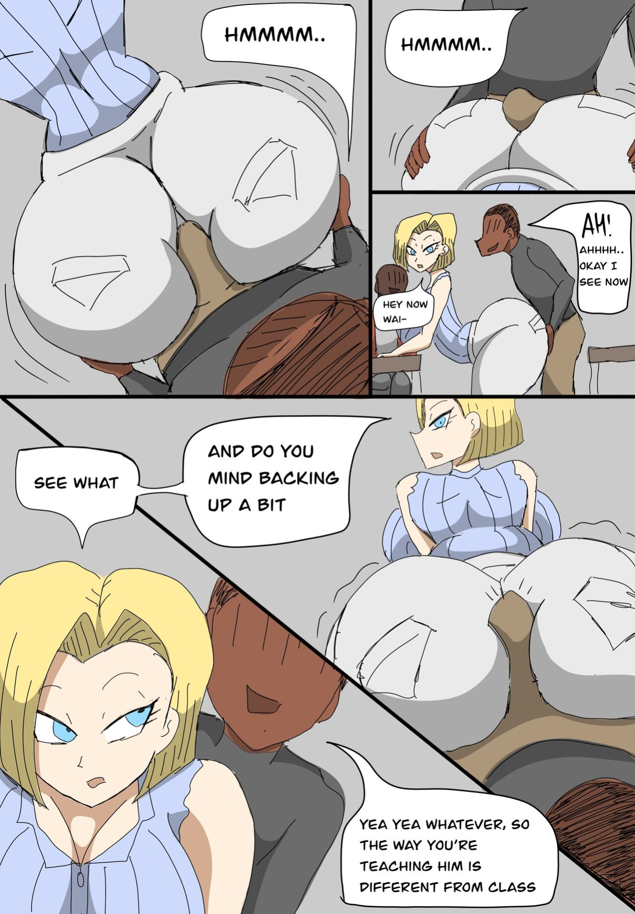 [ZDaddyEcchi] Android 18 Blacked (Dragon Ball Super)