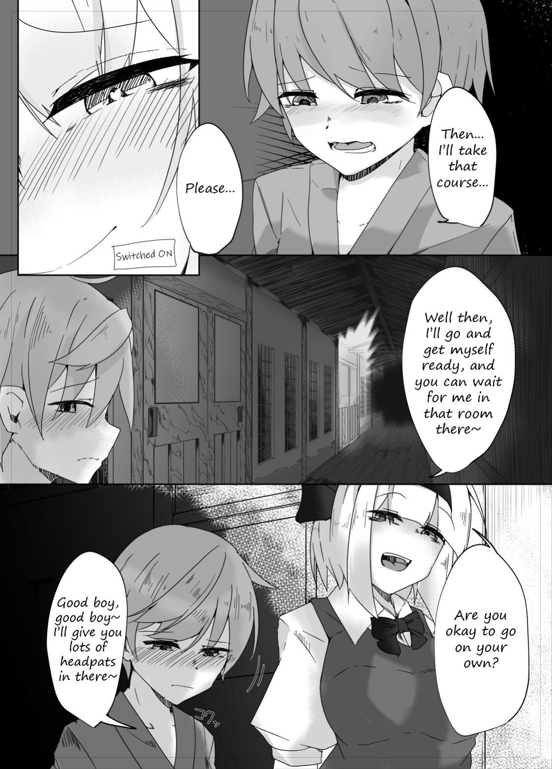 [Koyumean (Kazakami Sudare, Yoku Nita Tamago)] Youmu Sakusei | Youmu milking (Touhou Project) [Translatorfag]