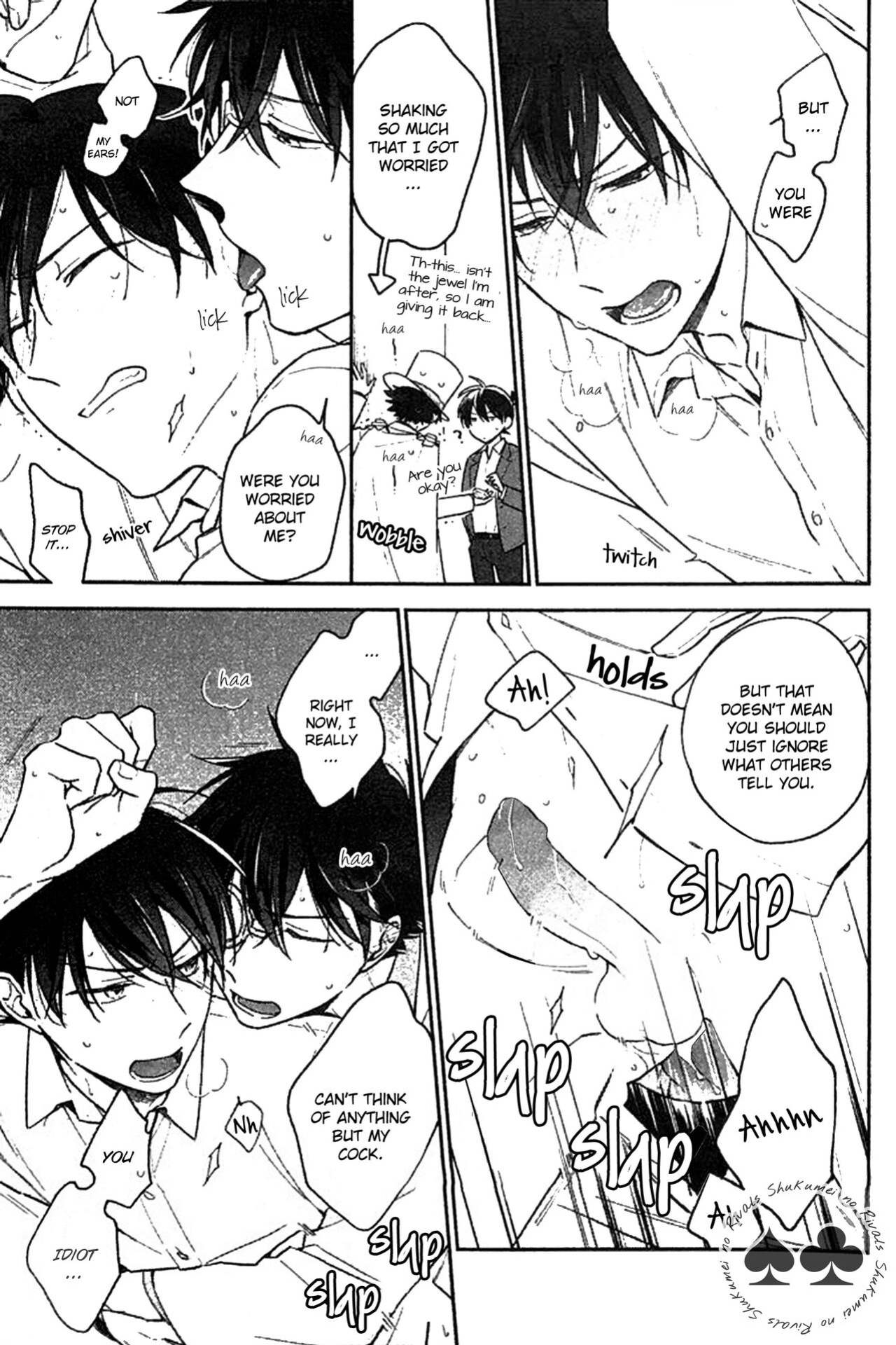 [Pinkch! (Sawori)] Nanya Kanya de Biyaku wo Morareteimasu (Detective Conan) [Shukumei no Rivals]