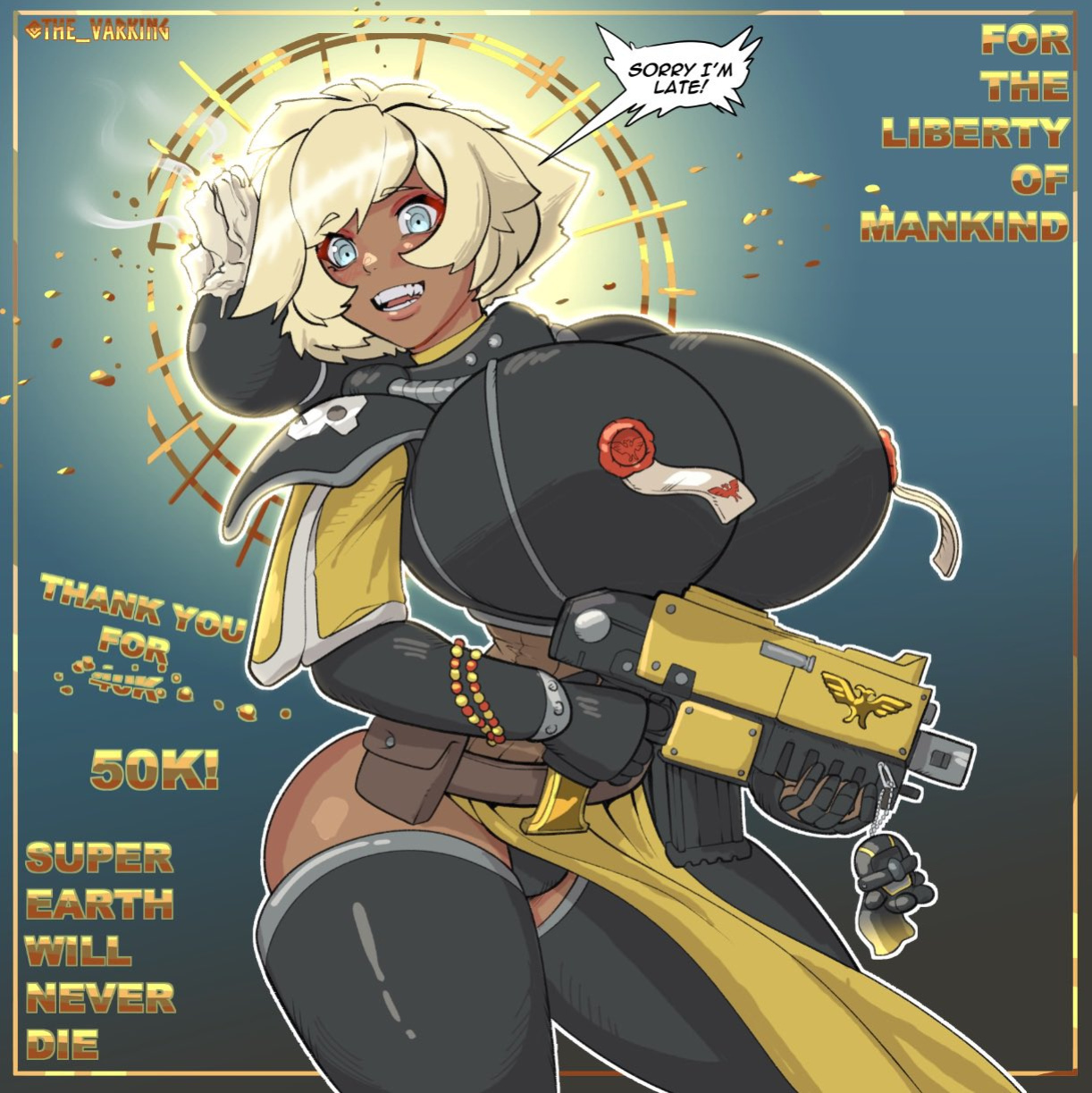 [The Varking] Cadet-chan (Helldivers 2)