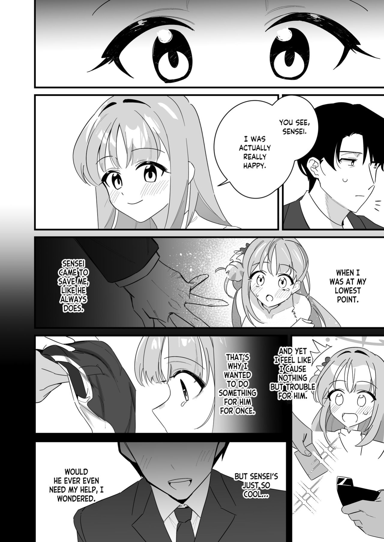 [Samayou Majin (Saionji Mayoi)] Ohime-sama wa Ouji-sama o Tasuketai! - The Princess wants to Save the Prince (Blue Archive) [Tea Party Scans]