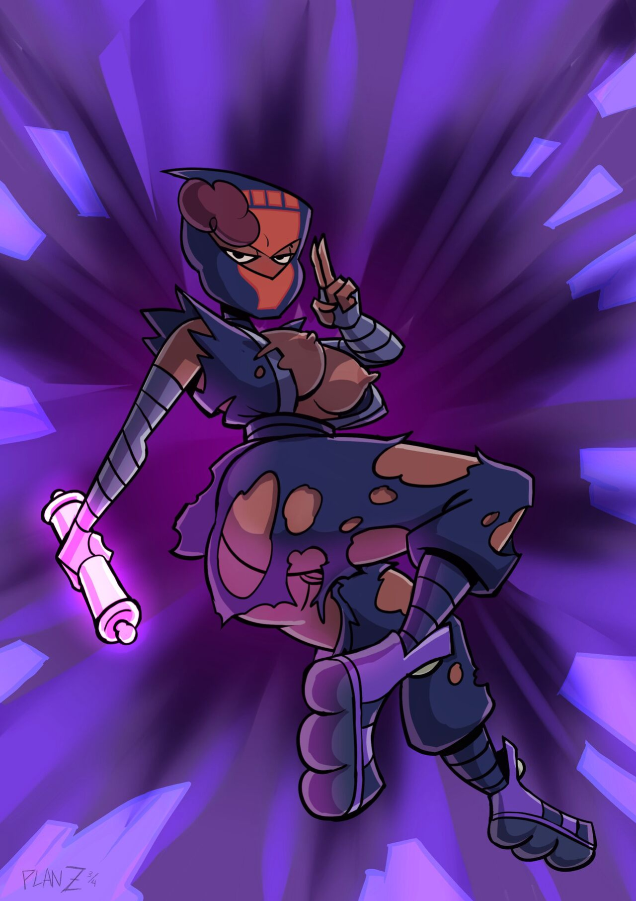 [PlanZ34] Sexy Hot Kunoichi April (Teenage Mutant Ninja Turtles)