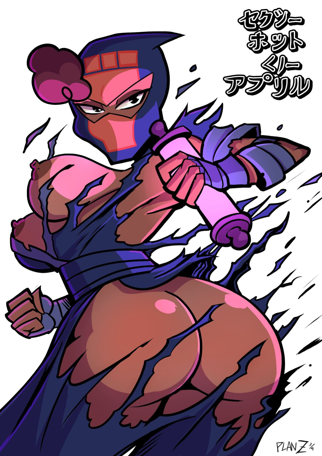 [PlanZ34] Sexy Hot Kunoichi April (Teenage Mutant Ninja Turtles)