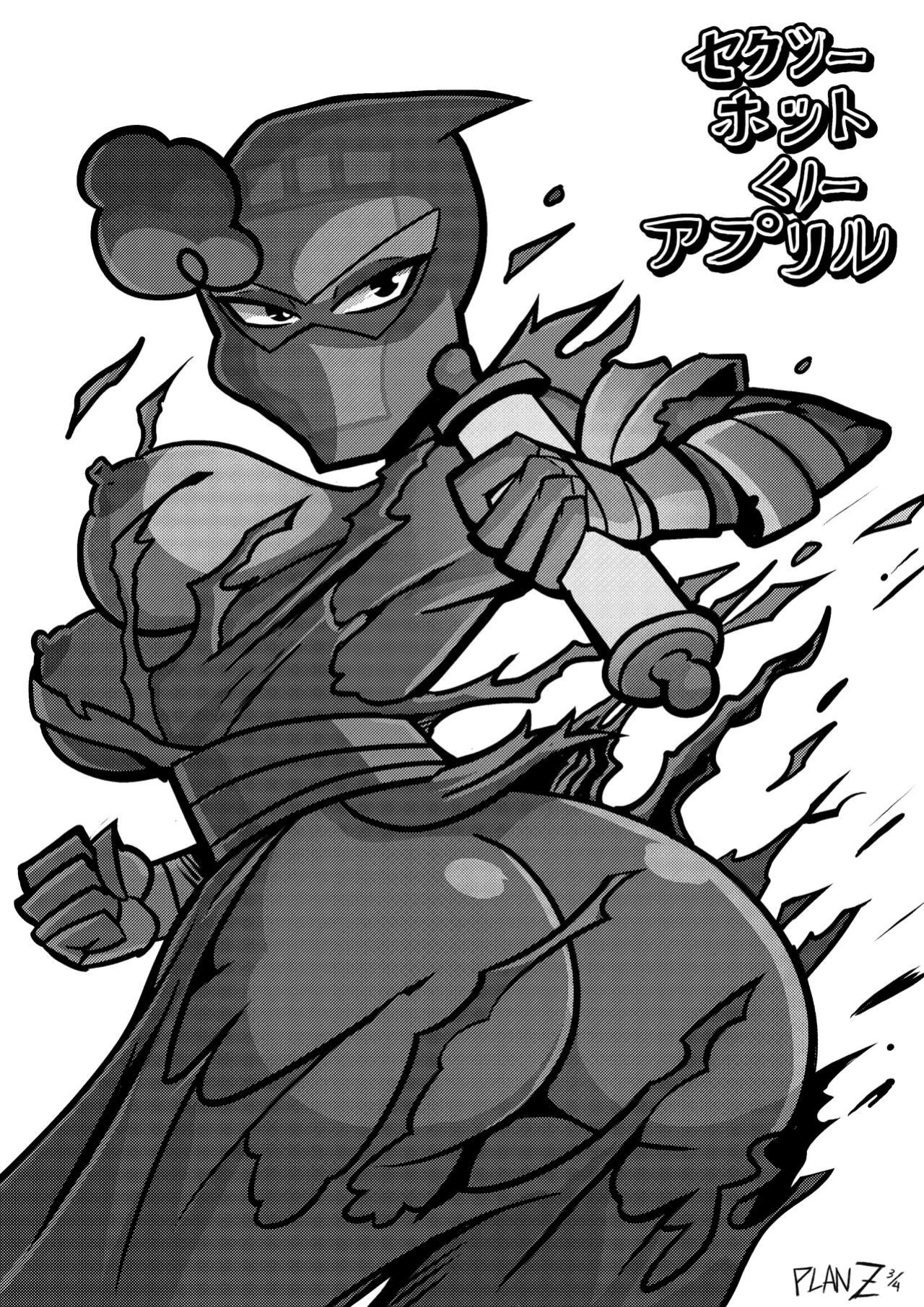 [PlanZ34] Sexy Hot Kunoichi April (Teenage Mutant Ninja Turtles)