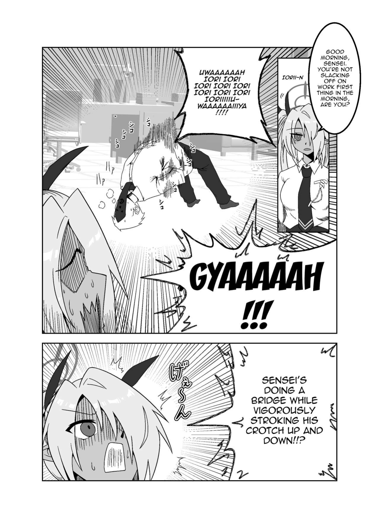 [Tsukino Chikake Ikoku (Chikake)] Sei ni Soine! Iori-chan! | You're So Frigid, Iori-chan! (Blue Archive)