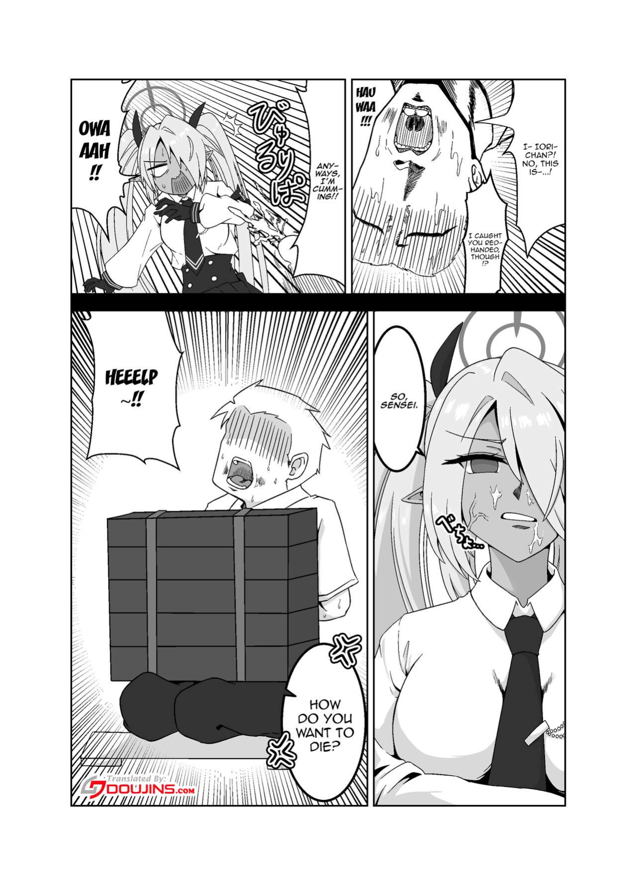 [Tsukino Chikake Ikoku (Chikake)] Sei ni Soine! Iori-chan! | You're So Frigid, Iori-chan! (Blue Archive)