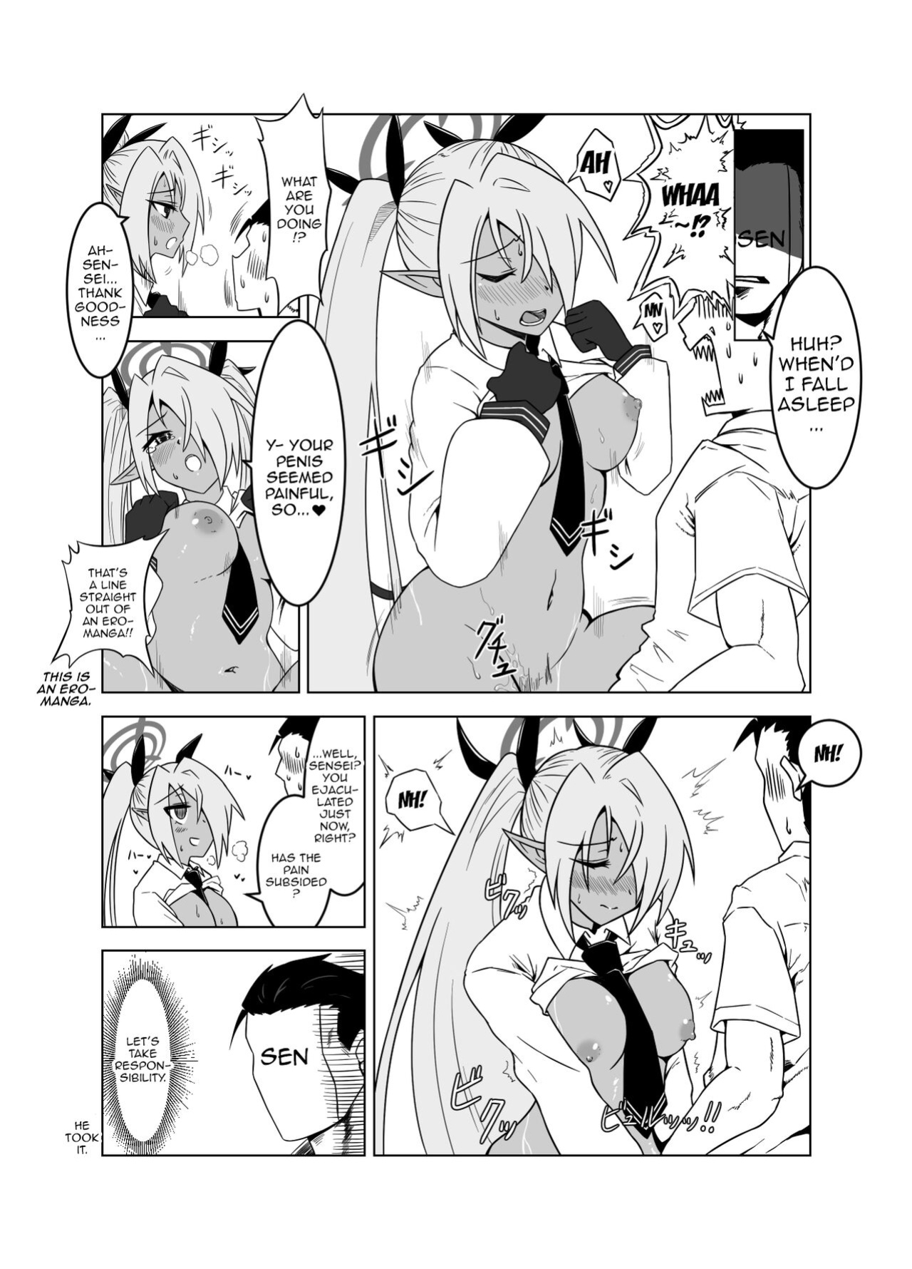 [Tsukino Chikake Ikoku (Chikake)] Sei ni Soine! Iori-chan! | You're So Frigid, Iori-chan! (Blue Archive)