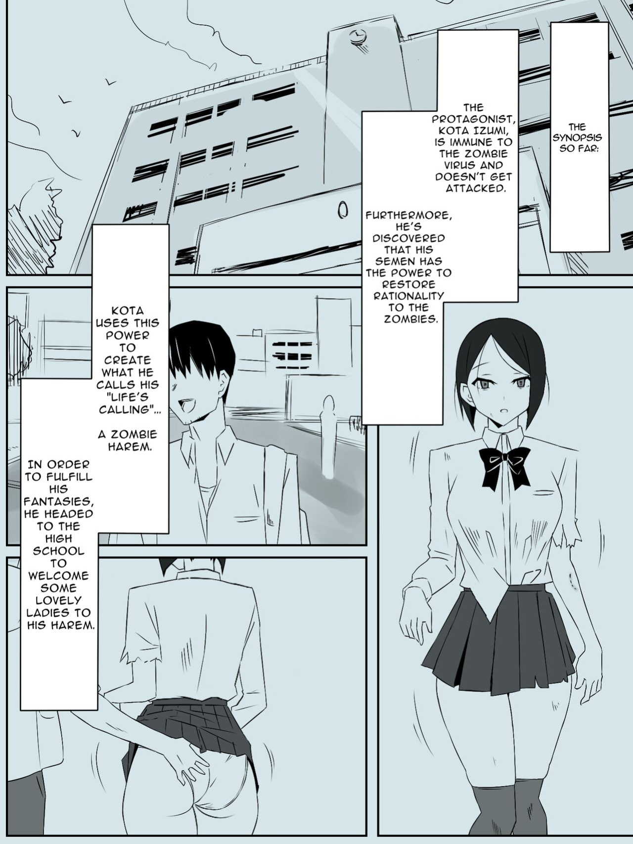 [Circle Kagemusha (Kagemusha)] Zombie Harem Life ~Antibogi no Ore to Bakunyuu Zombie~ 3 | Zombie Harem Life ~My Immunity and the Big-Titted Zombie~ 3 [Translation Sensation]