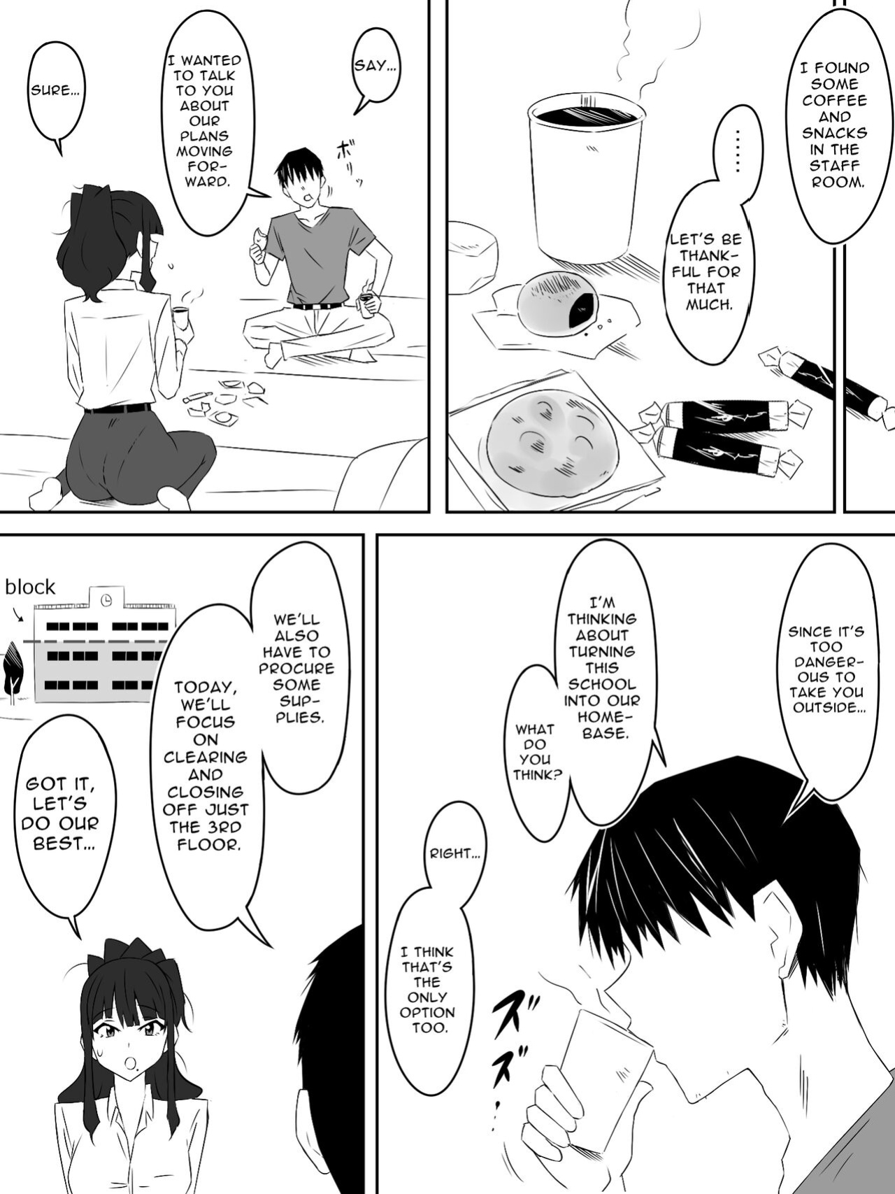 [Circle Kagemusha (Kagemusha)] Zombie Harem Life ~Antibogi no Ore to Bakunyuu Zombie~ 3 | Zombie Harem Life ~My Immunity and the Big-Titted Zombie~ 3 [Translation Sensation]