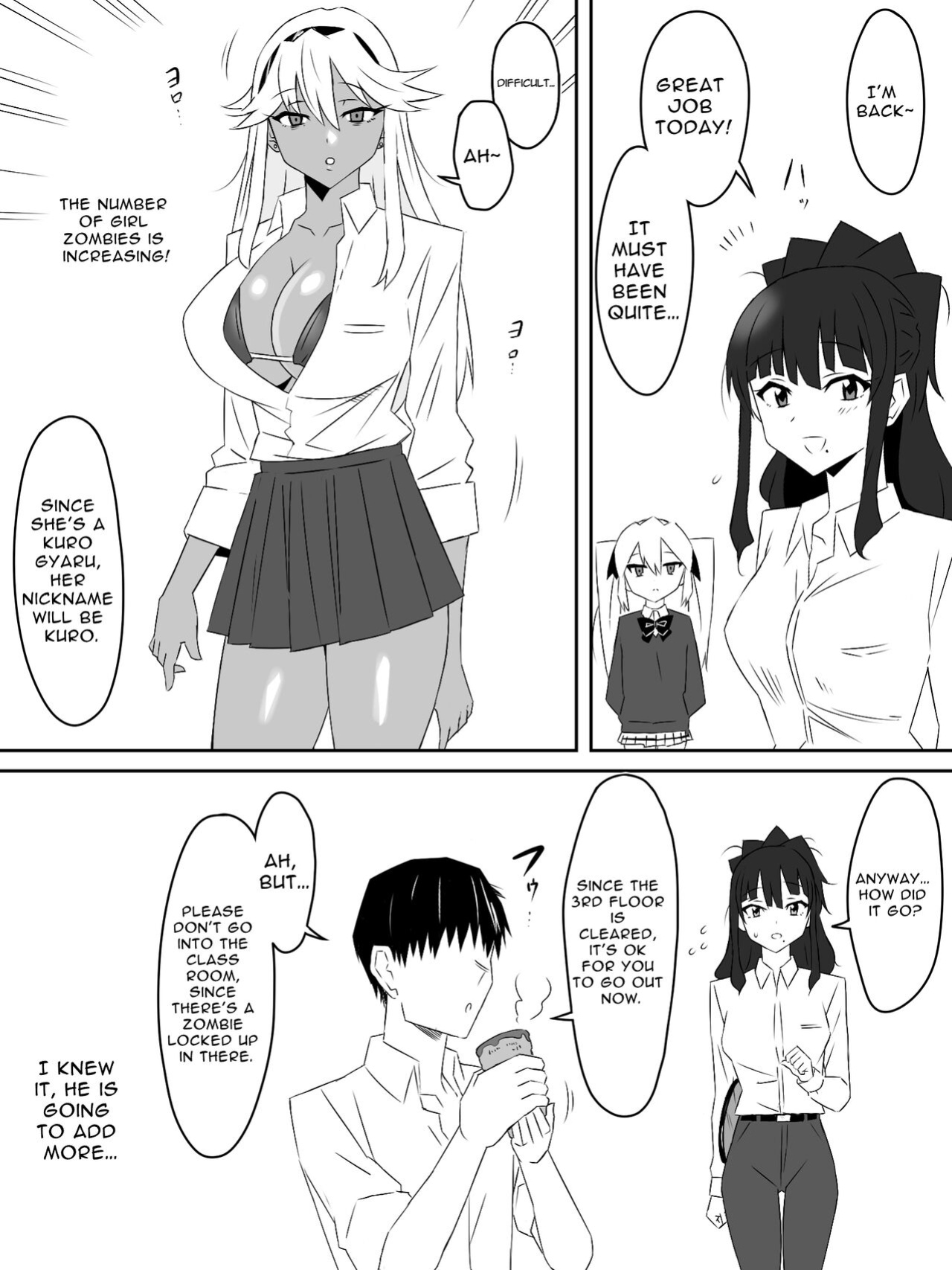 [Circle Kagemusha (Kagemusha)] Zombie Harem Life ~Antibogi no Ore to Bakunyuu Zombie~ 3 | Zombie Harem Life ~My Immunity and the Big-Titted Zombie~ 3 [Translation Sensation]