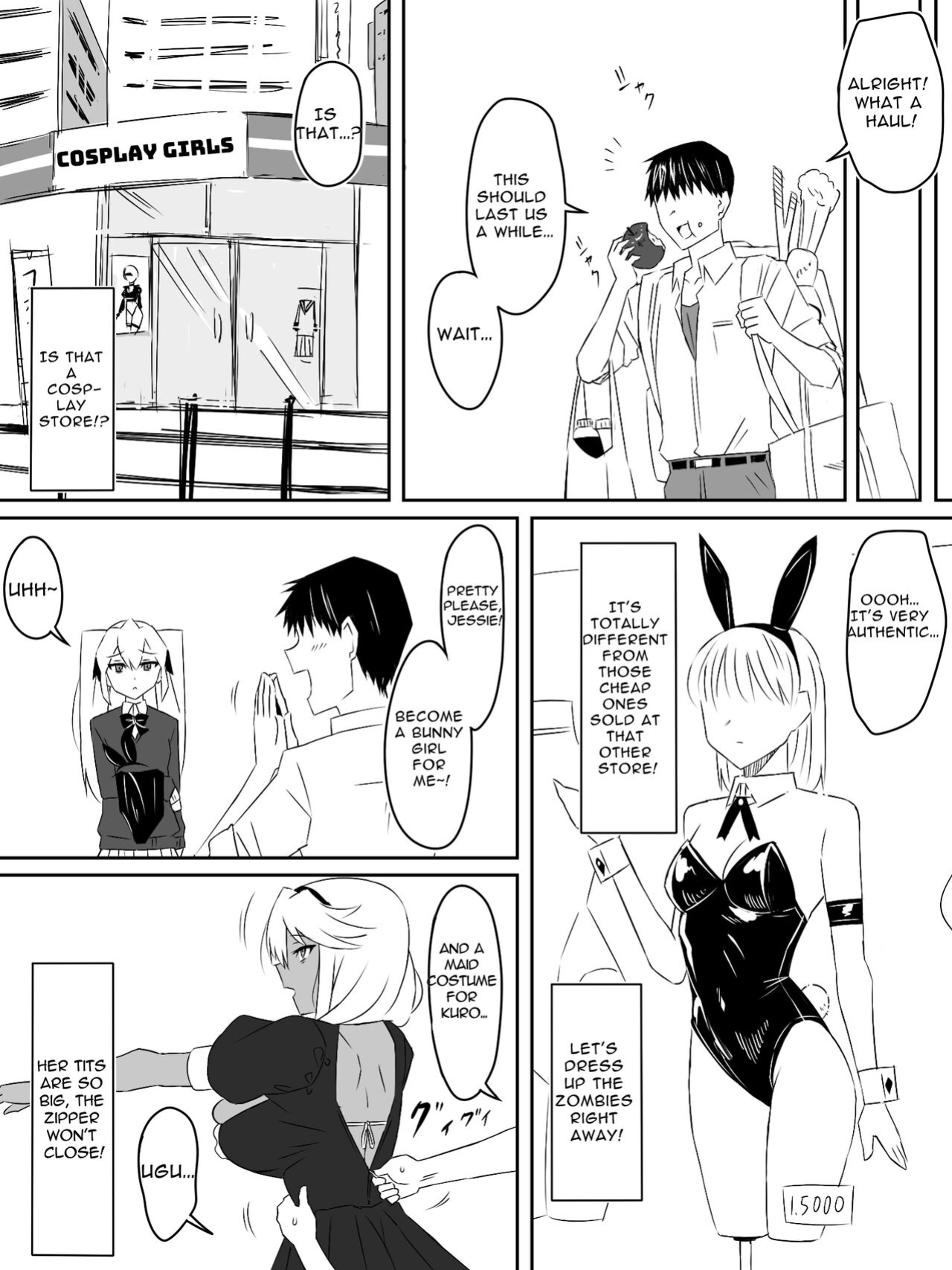 [Circle Kagemusha (Kagemusha)] Zombie Harem Life ~Antibogi no Ore to Bakunyuu Zombie~ 3 | Zombie Harem Life ~My Immunity and the Big-Titted Zombie~ 3 [Translation Sensation]
