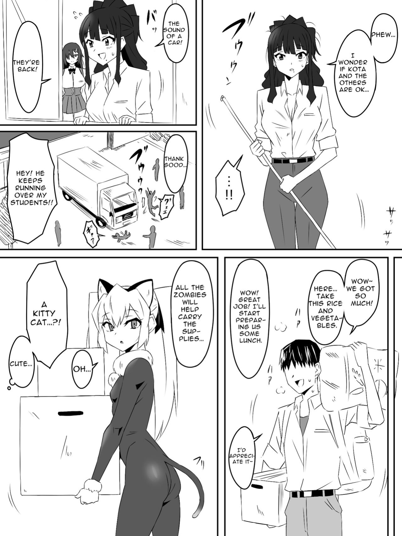 [Circle Kagemusha (Kagemusha)] Zombie Harem Life ~Antibogi no Ore to Bakunyuu Zombie~ 3 | Zombie Harem Life ~My Immunity and the Big-Titted Zombie~ 3 [Translation Sensation]