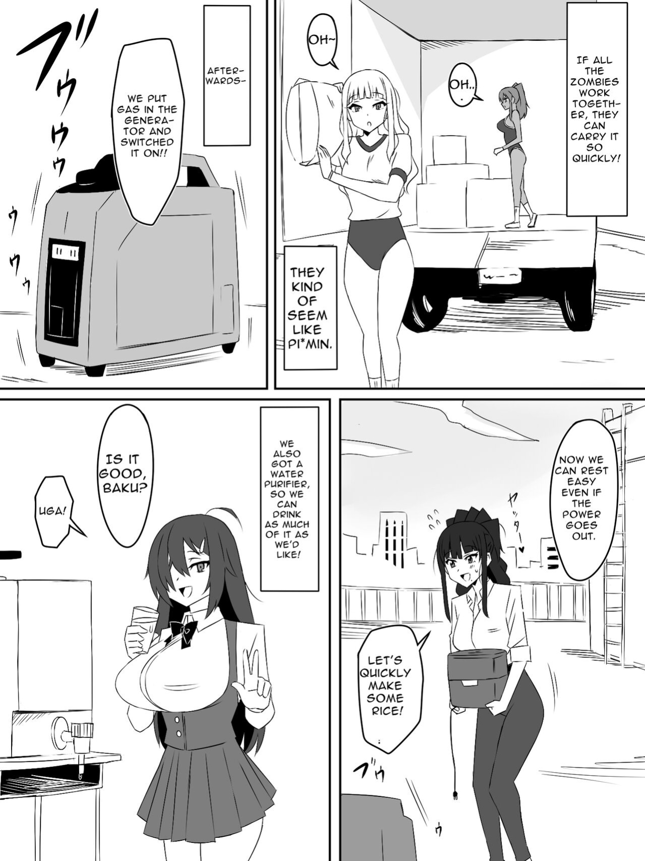 [Circle Kagemusha (Kagemusha)] Zombie Harem Life ~Antibogi no Ore to Bakunyuu Zombie~ 3 | Zombie Harem Life ~My Immunity and the Big-Titted Zombie~ 3 [Translation Sensation]