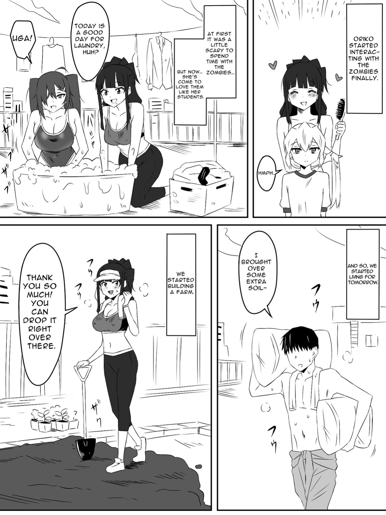 [Circle Kagemusha (Kagemusha)] Zombie Harem Life ~Antibogi no Ore to Bakunyuu Zombie~ 3 | Zombie Harem Life ~My Immunity and the Big-Titted Zombie~ 3 [Translation Sensation]