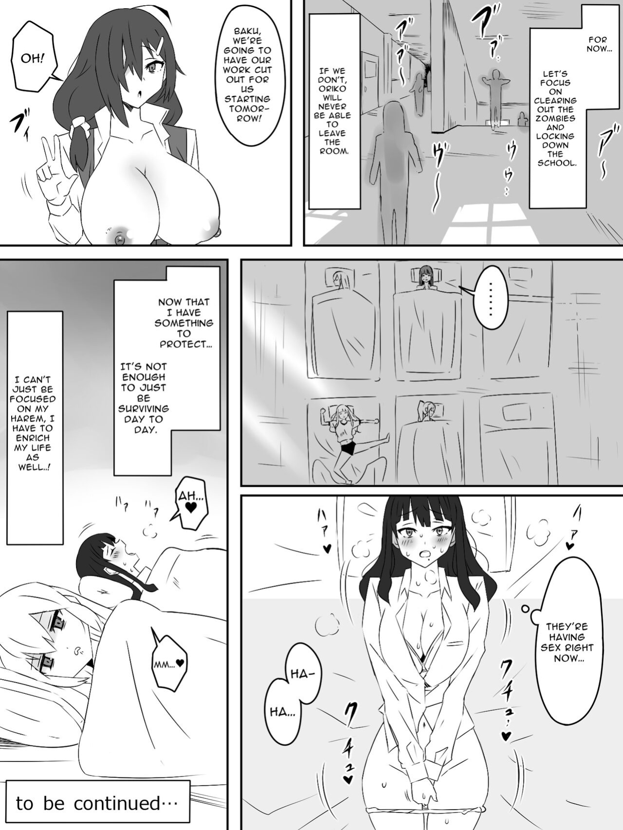 [Circle Kagemusha (Kagemusha)] Zombie Harem Life ~Antibogi no Ore to Bakunyuu Zombie~ 2 | Zombie Harem Life ~My Immunity and the Big-Titted Zombie~ 2 [Translation Sensation]