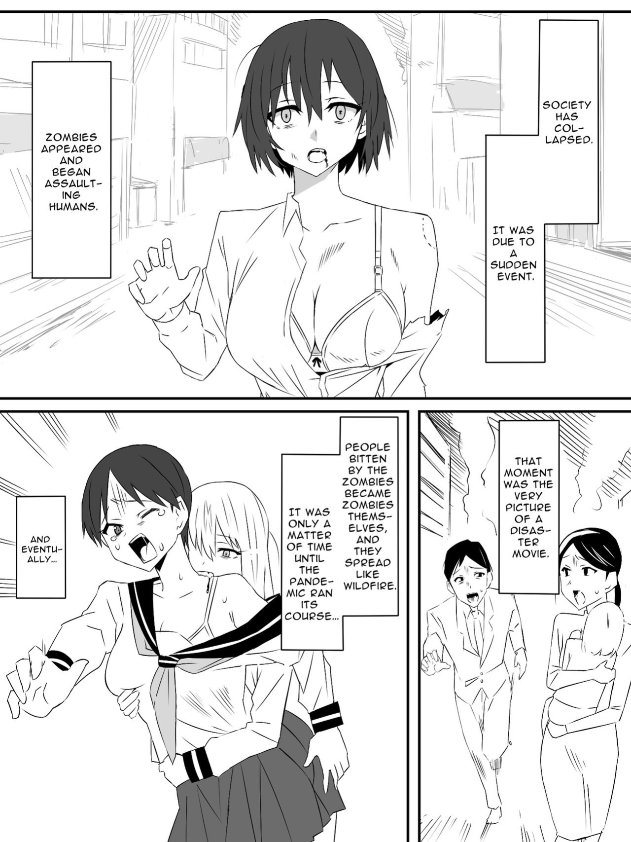 [Circle Kagemusha (Kagemusha)] Zombie Harem Life ~Antibogi no Ore to Bakunyuu Zombie~ | Zombie Harem Life ~My Immunity and the Big-Titted Zombie~ [Selcouth]