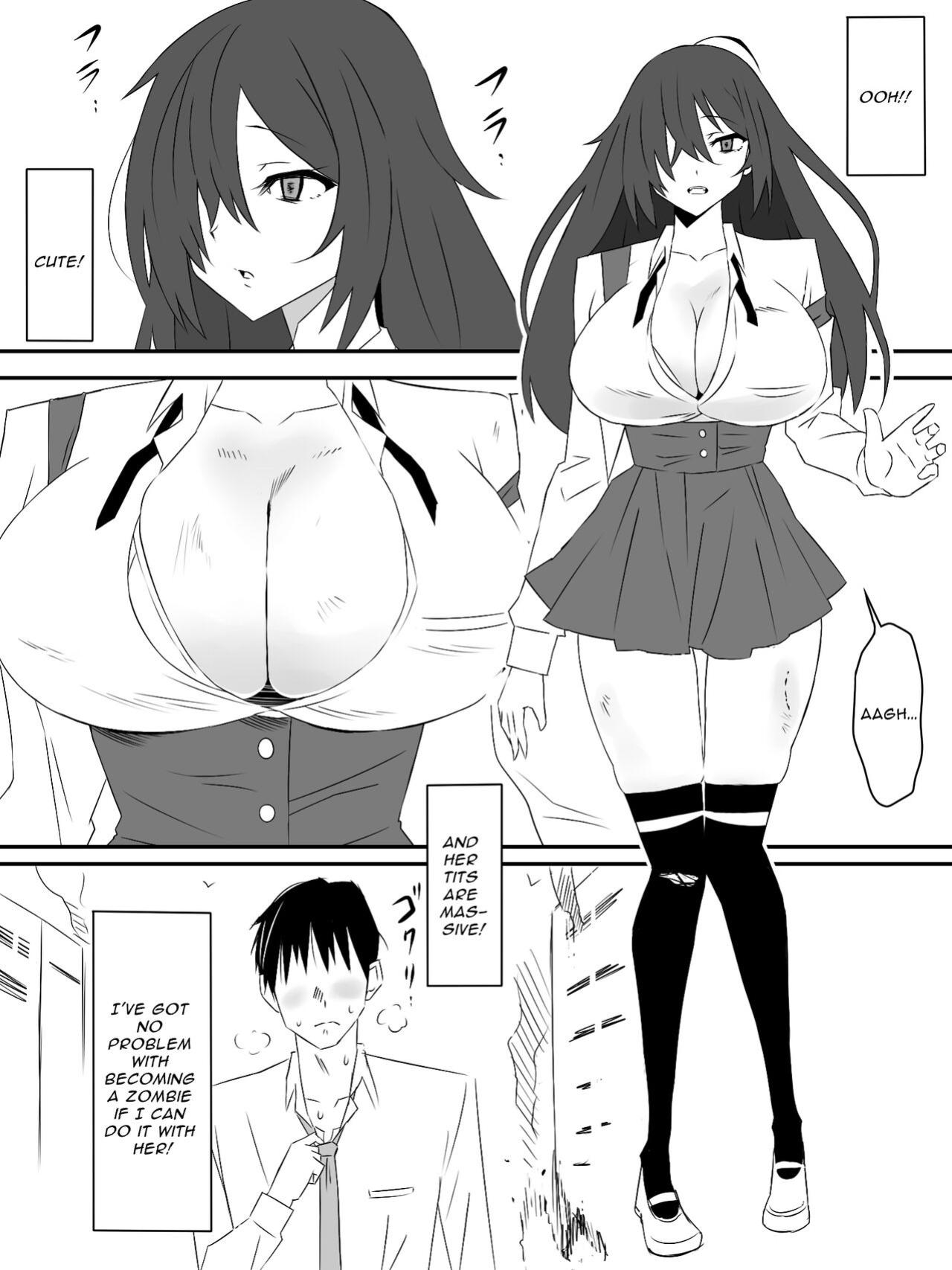 [Circle Kagemusha (Kagemusha)] Zombie Harem Life ~Antibogi no Ore to Bakunyuu Zombie~ | Zombie Harem Life ~My Immunity and the Big-Titted Zombie~ [Selcouth]