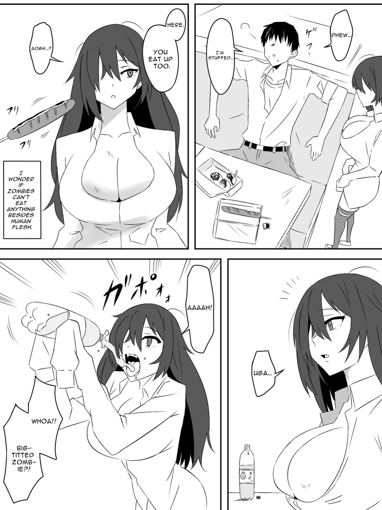 [Circle Kagemusha (Kagemusha)] Zombie Harem Life ~Antibogi no Ore to Bakunyuu Zombie~ | Zombie Harem Life ~My Immunity and the Big-Titted Zombie~ [Selcouth]