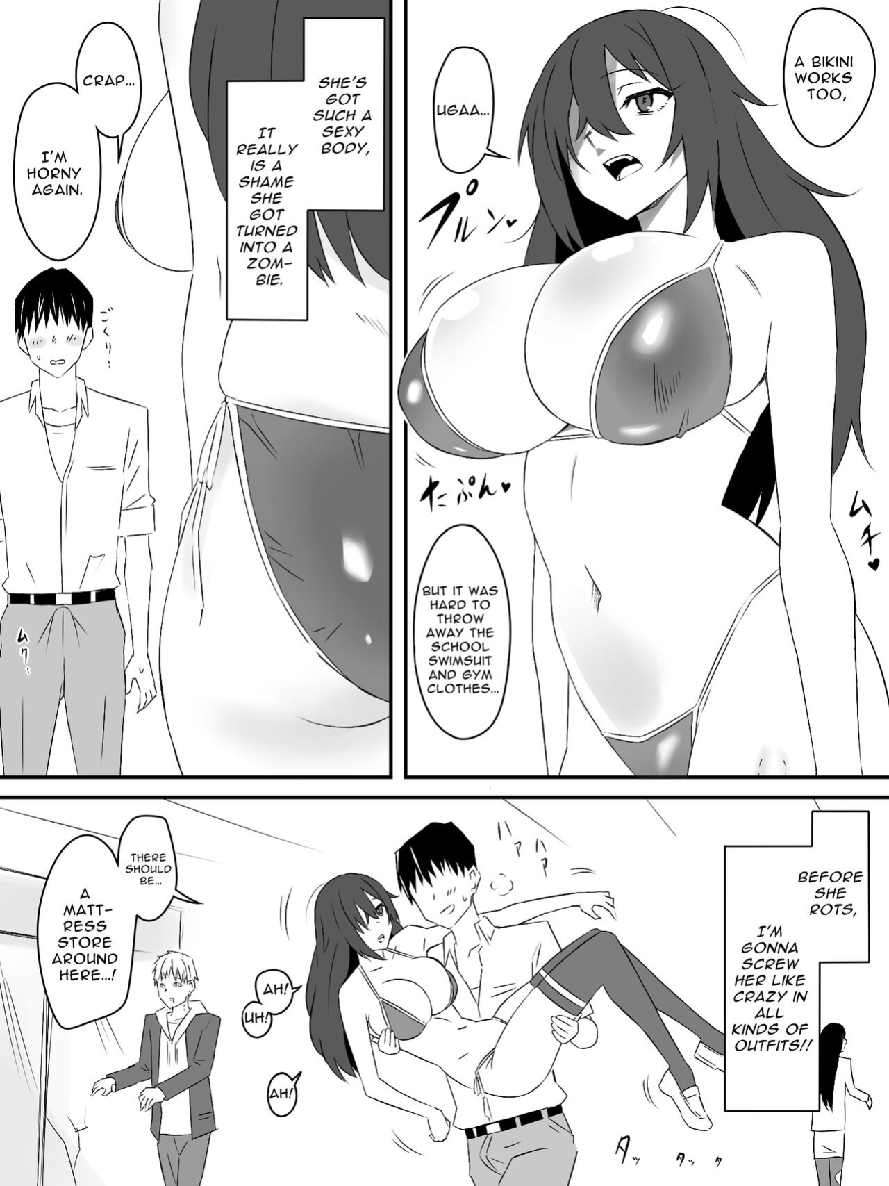 [Circle Kagemusha (Kagemusha)] Zombie Harem Life ~Antibogi no Ore to Bakunyuu Zombie~ | Zombie Harem Life ~My Immunity and the Big-Titted Zombie~ [Selcouth]