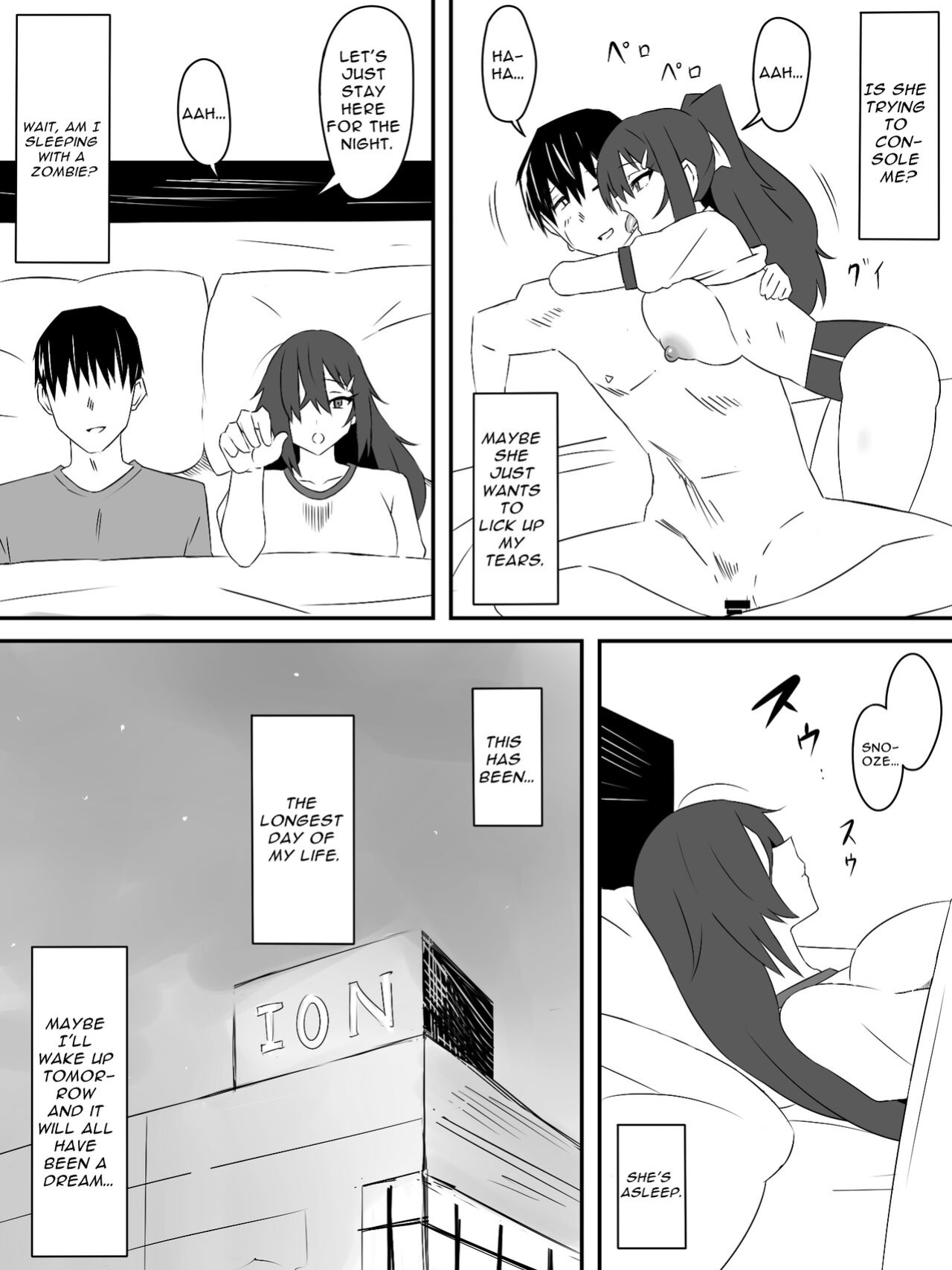 [Circle Kagemusha (Kagemusha)] Zombie Harem Life ~Antibogi no Ore to Bakunyuu Zombie~ | Zombie Harem Life ~My Immunity and the Big-Titted Zombie~ [Selcouth]