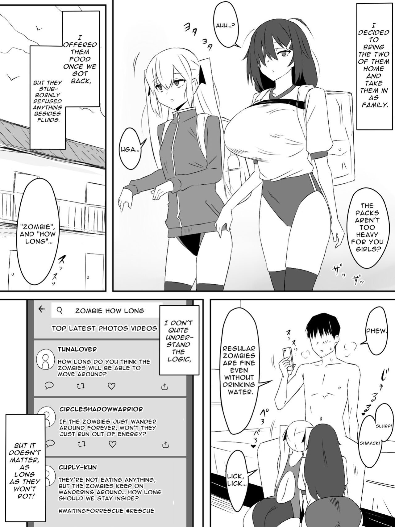 [Circle Kagemusha (Kagemusha)] Zombie Harem Life ~Antibogi no Ore to Bakunyuu Zombie~ | Zombie Harem Life ~My Immunity and the Big-Titted Zombie~ [Selcouth]
