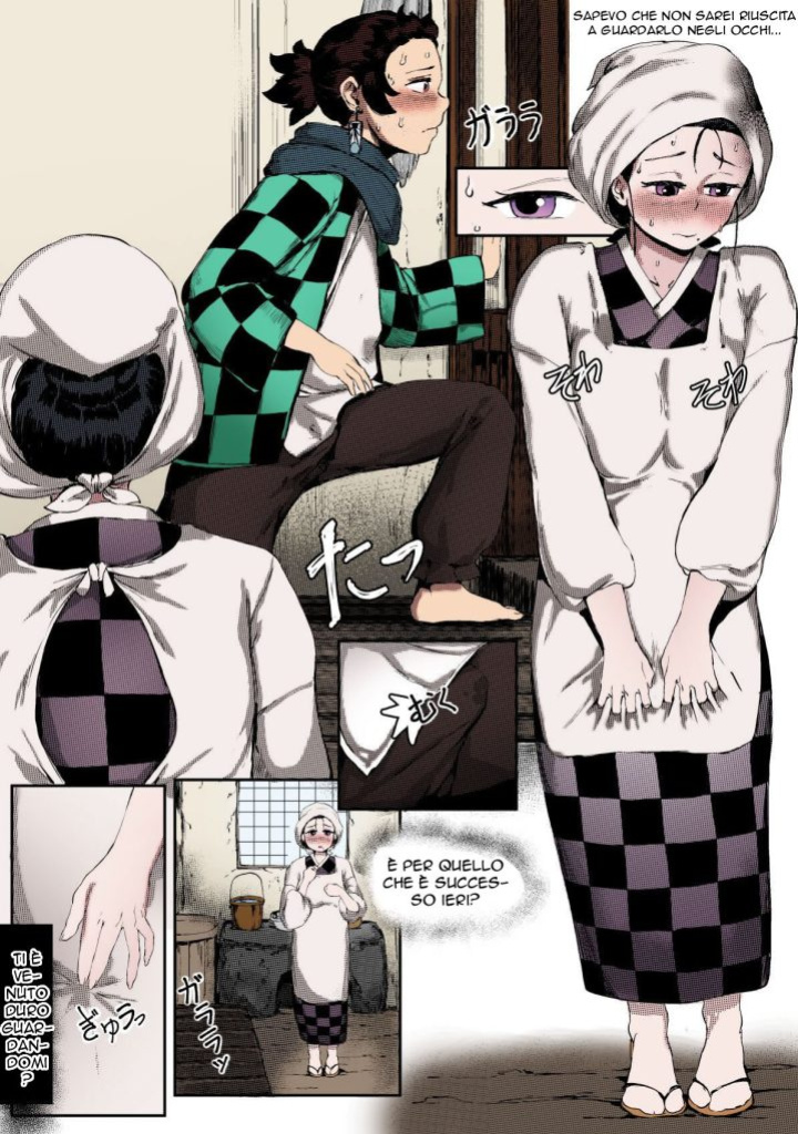 [Tobe] Haha to Watashi (ge) | Un Mondo Senza Demoni (Kimetsu no Yaiba) [Colorized]
