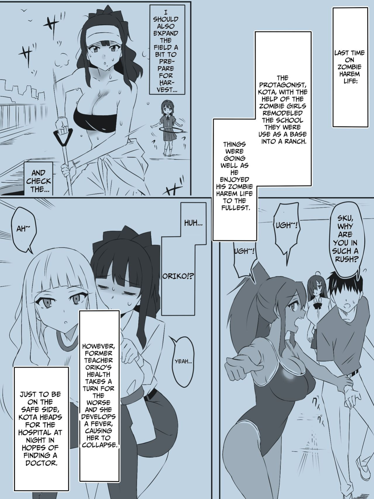 [Circle Kagemusha (Kagemusha)] Zombie Harem Life ~Antibogi no Ore to Bakunyuu Zombie~ 5 | Zombie Harem Life ~My Immunity and the Big-Titted Zombie~ 5 [Translation Sensation]
