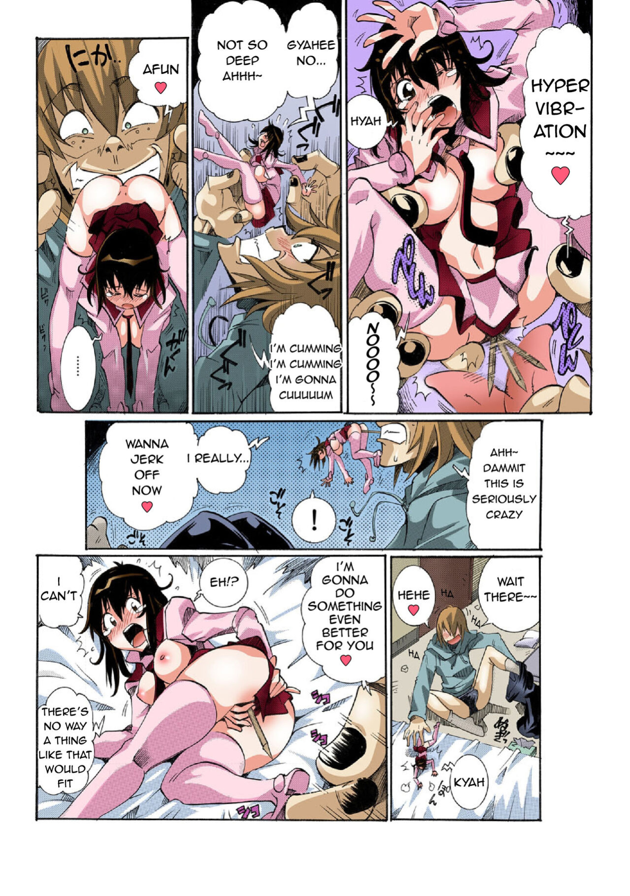 Chitchai kanojo ~ ○senchi no ana o kitsukitsu kōsokupisuton!~ [Full color] (1) + Omake