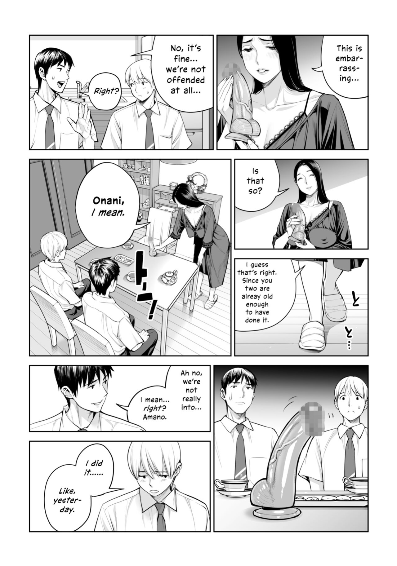 [HGT Labo (Tsusauto)] Kurokami Onna no Fudeoroshi ~Himitsu no Heya de Nakadashi Sasete Ageru wa~ [Vivid Rabbit Translation]