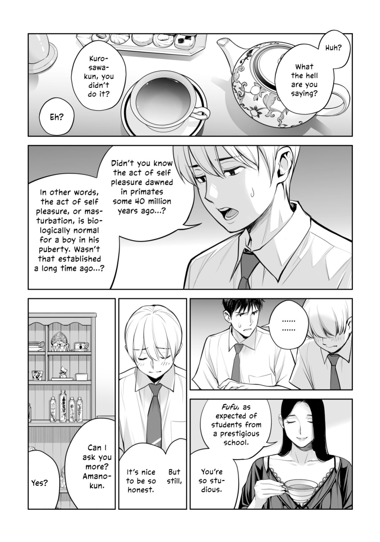 [HGT Labo (Tsusauto)] Kurokami Onna no Fudeoroshi ~Himitsu no Heya de Nakadashi Sasete Ageru wa~ [Vivid Rabbit Translation]