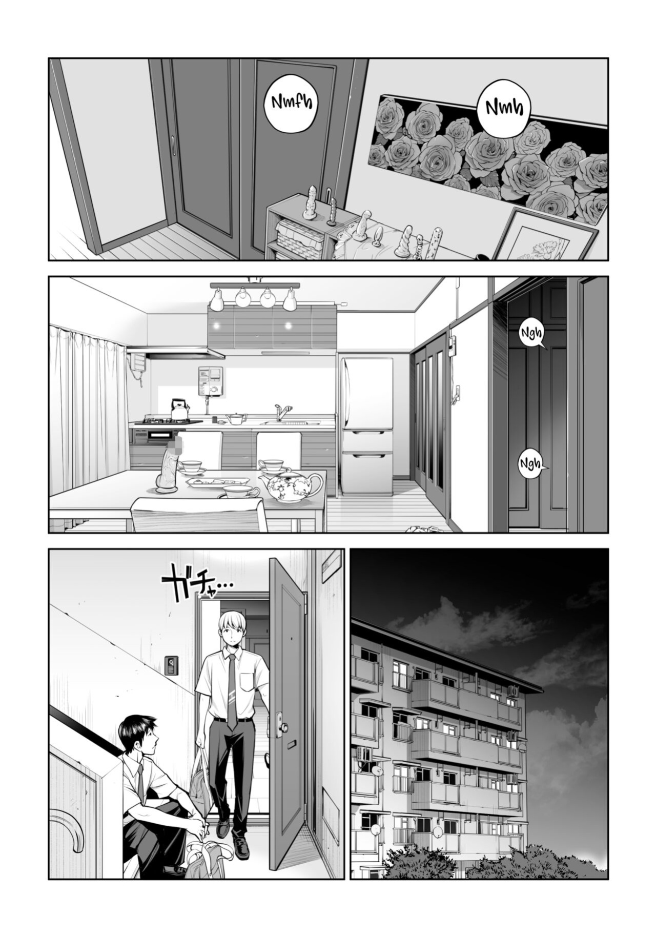 [HGT Labo (Tsusauto)] Kurokami Onna no Fudeoroshi ~Himitsu no Heya de Nakadashi Sasete Ageru wa~ [Vivid Rabbit Translation]