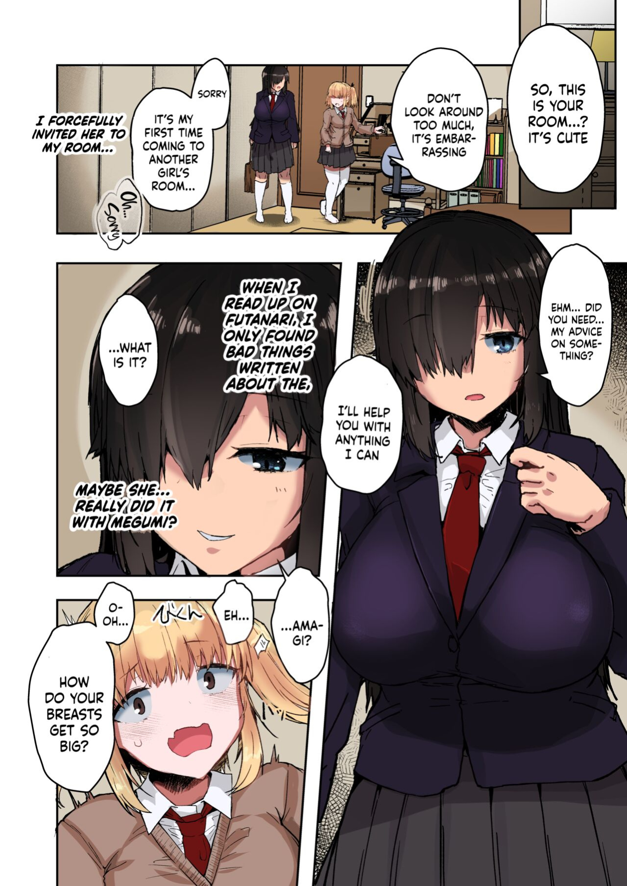 Contamination (Eigetu)] Futa Musume ni Itazura Shicha Ikemasen -Amagi Risa Hen- / Don't Mess With Futa Girls - Amagi Risa Chapter- (Color)