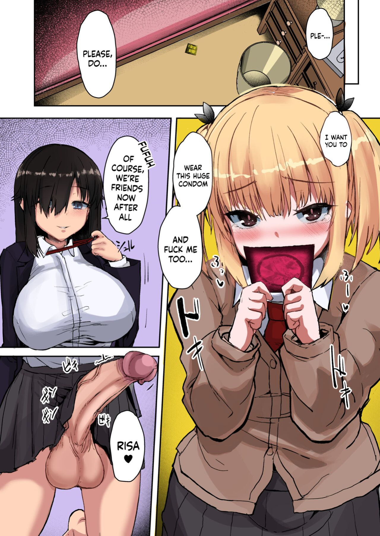 Contamination (Eigetu)] Futa Musume ni Itazura Shicha Ikemasen -Amagi Risa Hen- / Don't Mess With Futa Girls - Amagi Risa Chapter- (Color)