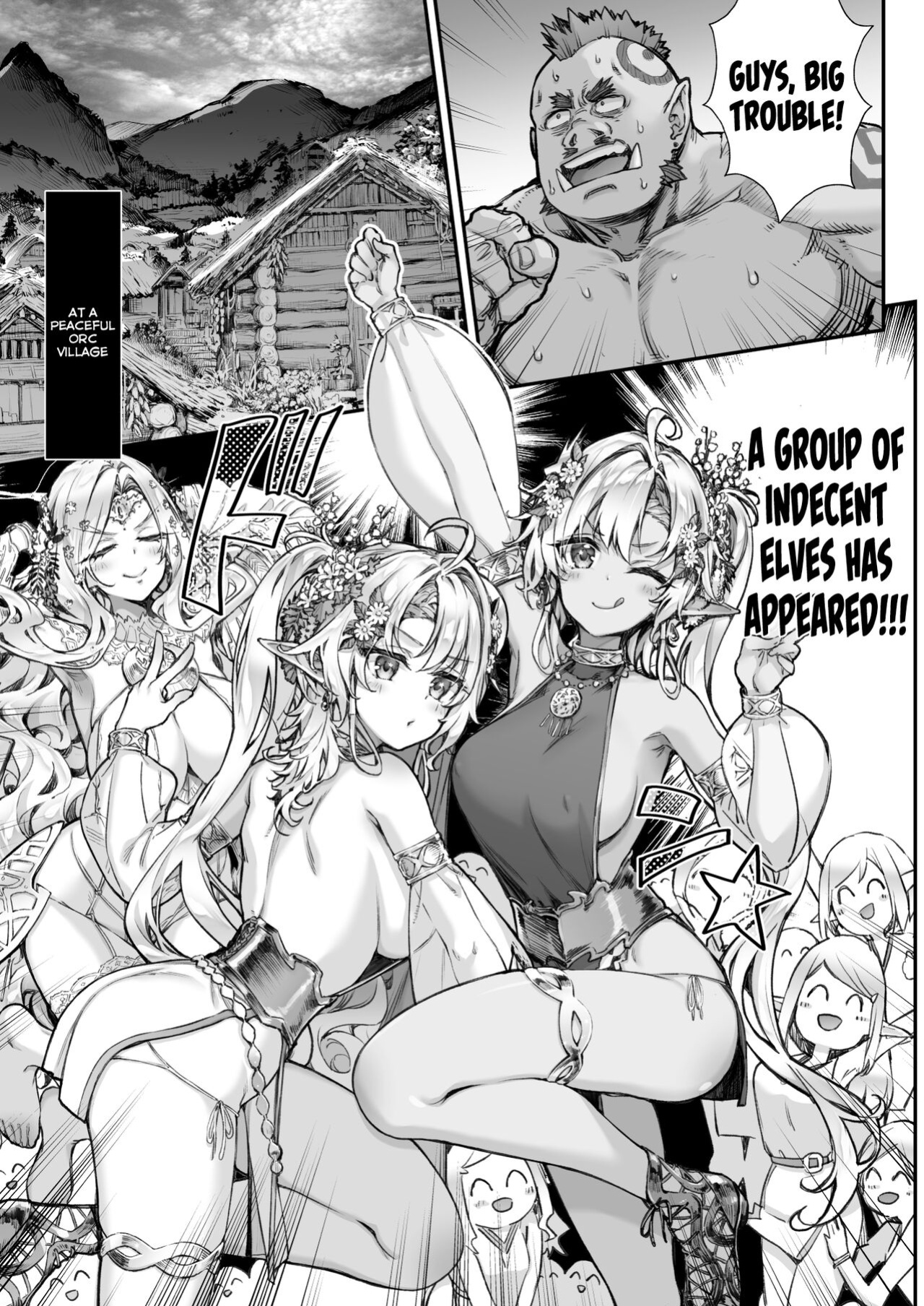 [Ichinose Land] Tobidase! Midara na Elf no Utage [Tomoshibi+SquigglesJP]