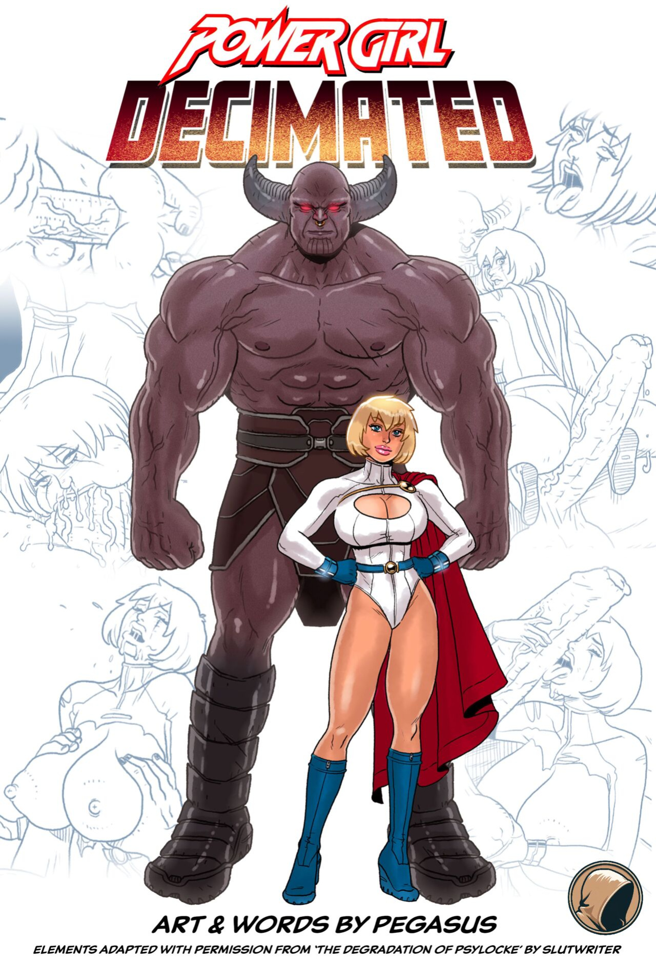 Power Girl Decimated - Soft Shaded