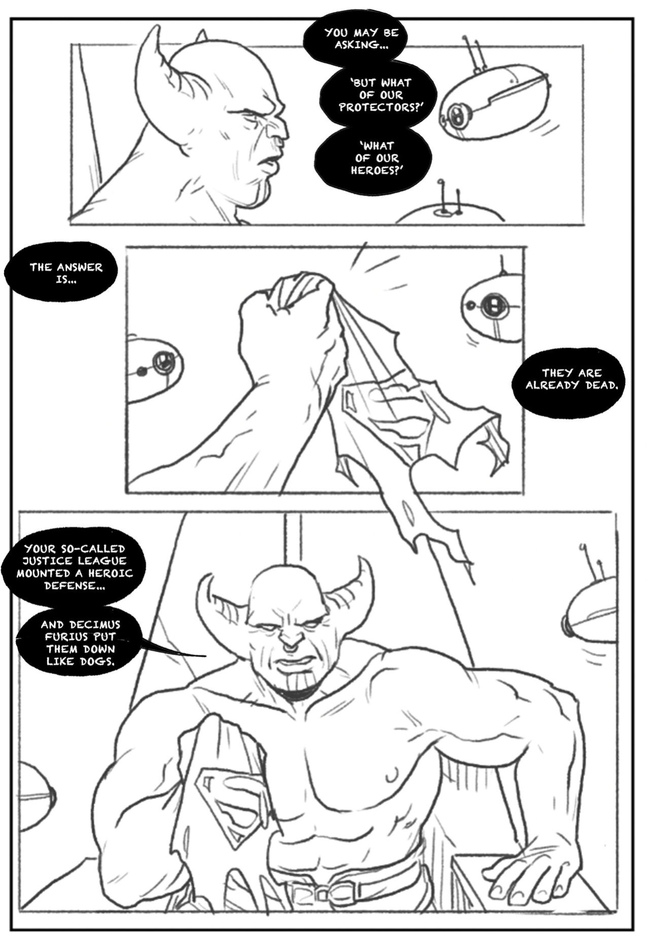 Power Girl Decimated - Soft Shaded